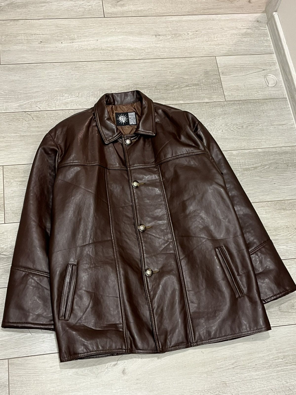 Other GV Emporio Men XL Jacket Black Hand 7 Made In Italy Size US XL / EU 56 / 4 - 1 Thumbnail