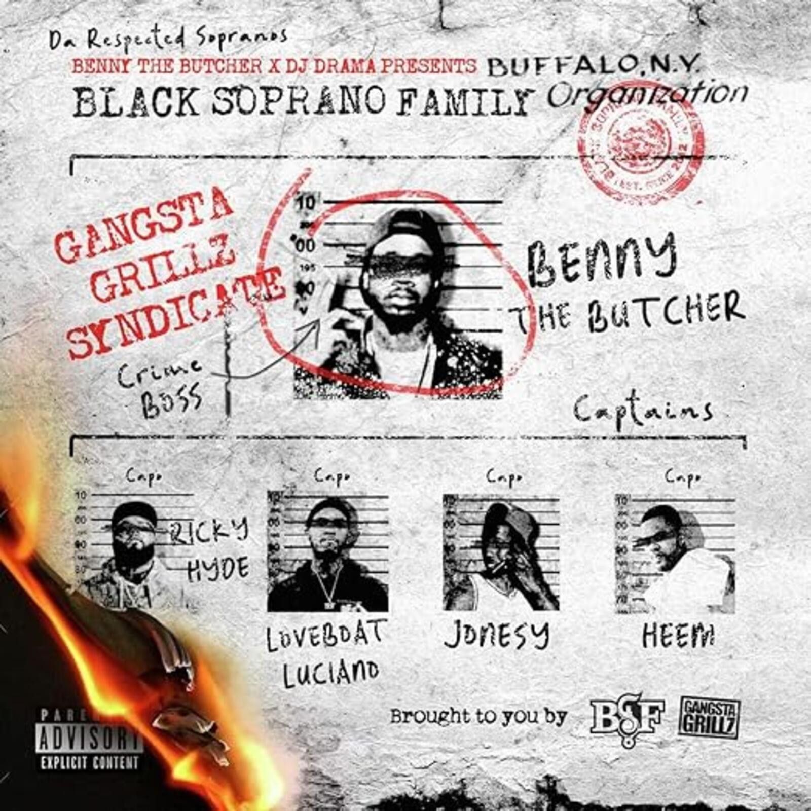 Other Benny the Butcher & DJ Drama Present: BSF Vinyl LP Size ONE SIZE - 1 Thumbnail