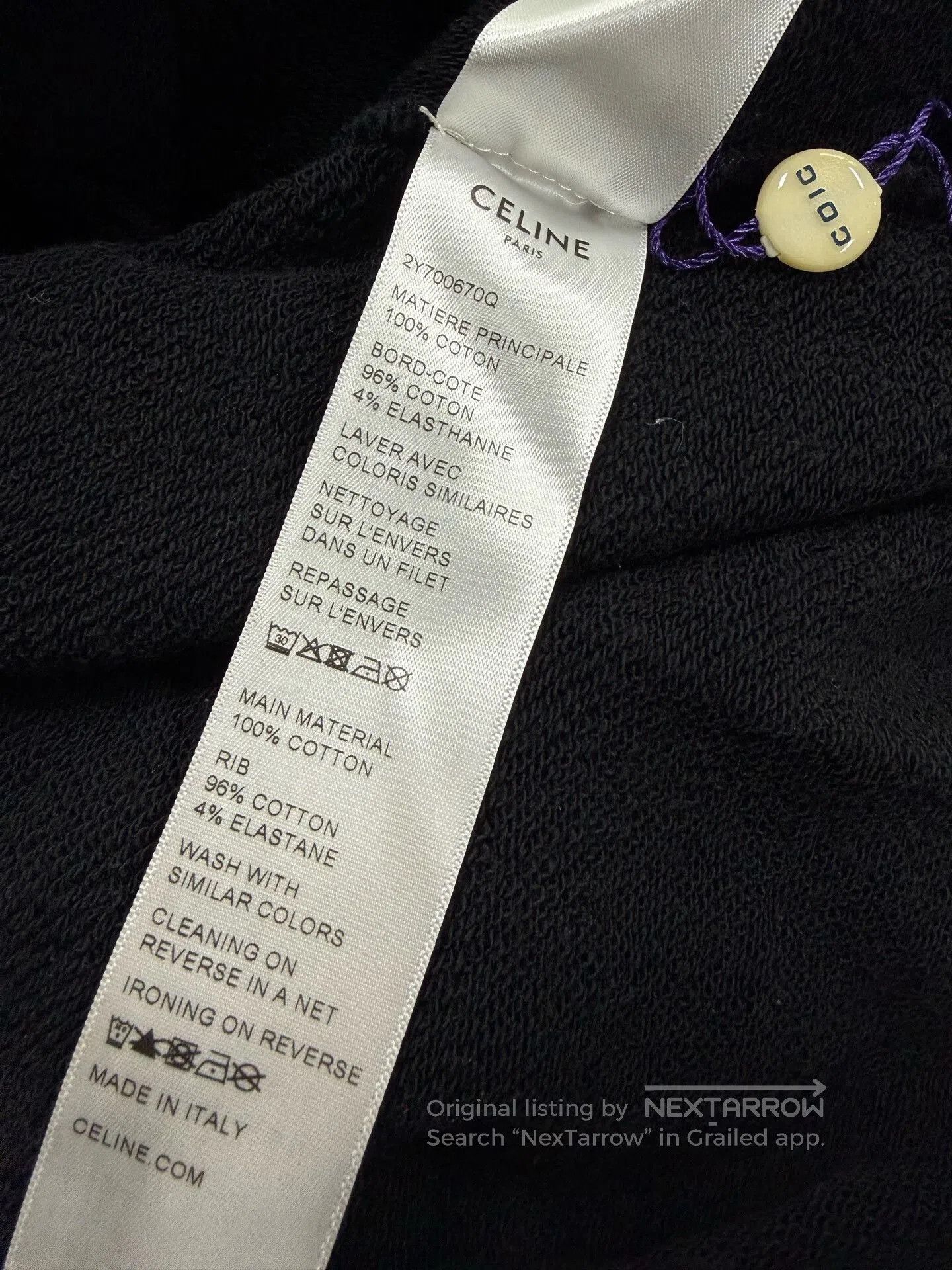 Celine CELINE SS22 Cosmic Cruiser Logo Stud Hoodie. Size US XXL / EU 58 / 5 - 5 Thumbnail