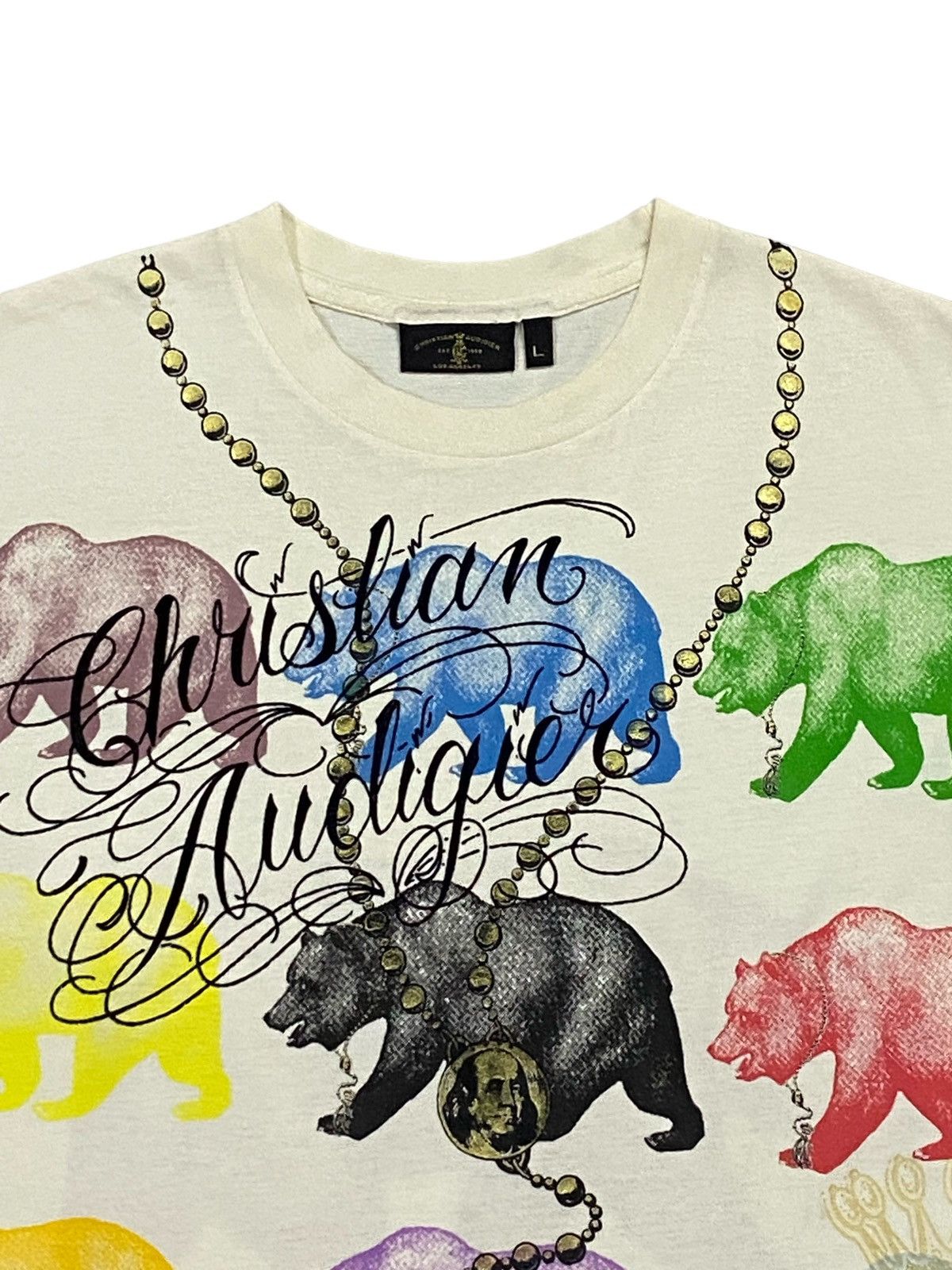 Christian Audigier Christian Audigier Bear Shirt Size US L / EU 52-54 / 3 - 13 Thumbnail