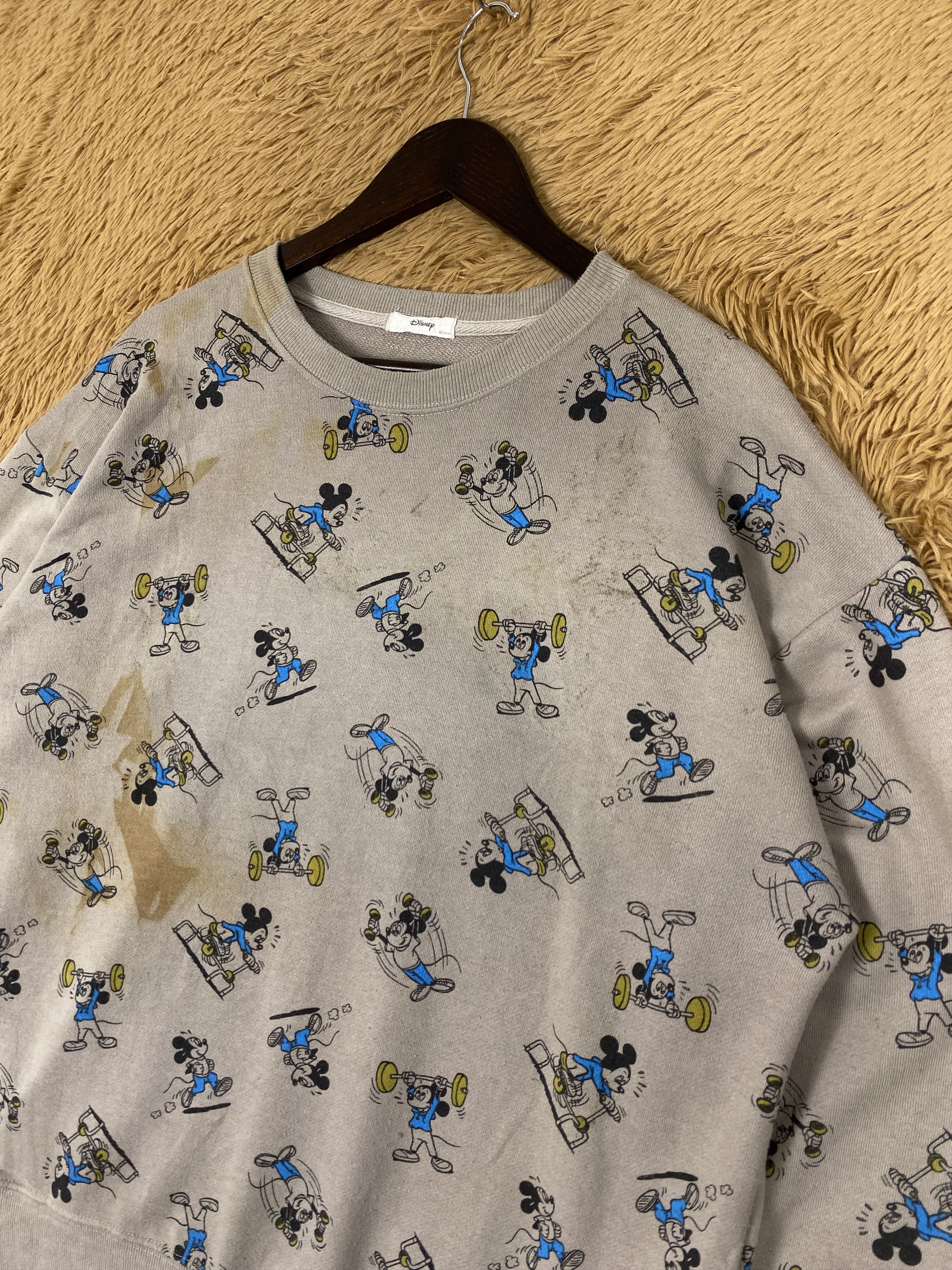 Disney Vintage Disney X Mickey Mouse Full Print Sweatshirts Size US L / EU 52-54 / 3 - 2 Thumbnail