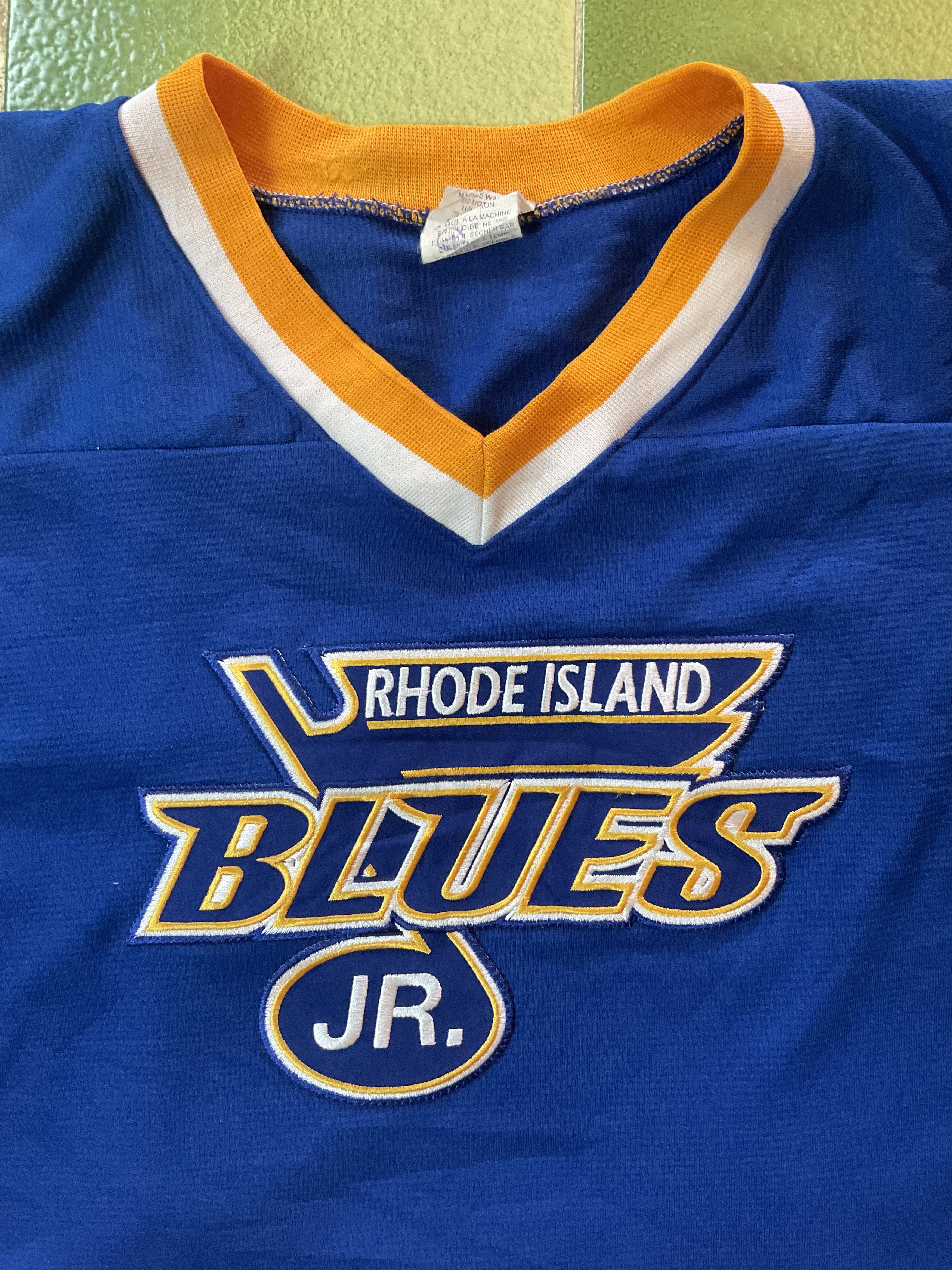 NHL Rhode Island Jr. Blues #27 Ice Hockey Jersey Stitched Size US M / EU 48-50 / 2 - 3 Thumbnail