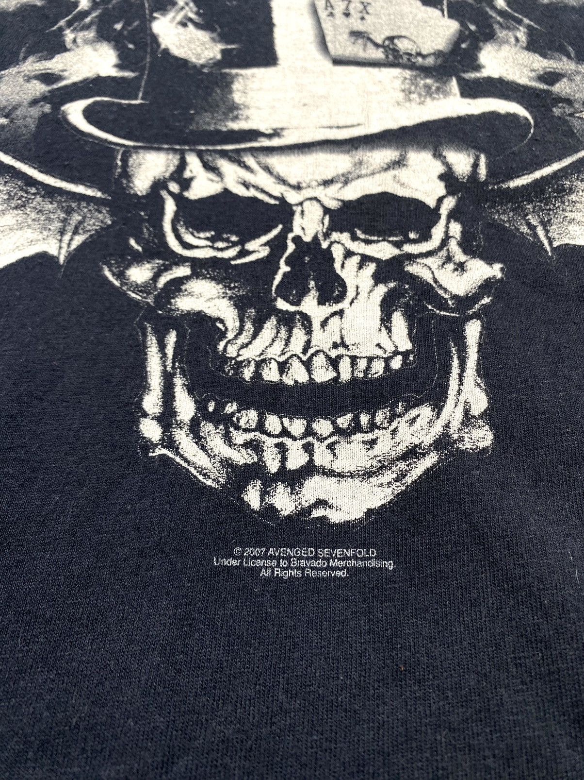 Band Tees Rare! Vintage 2007 Avenged Sevenfold Band T Shirt Size US L / EU 52-54 / 3 - 5 Thumbnail