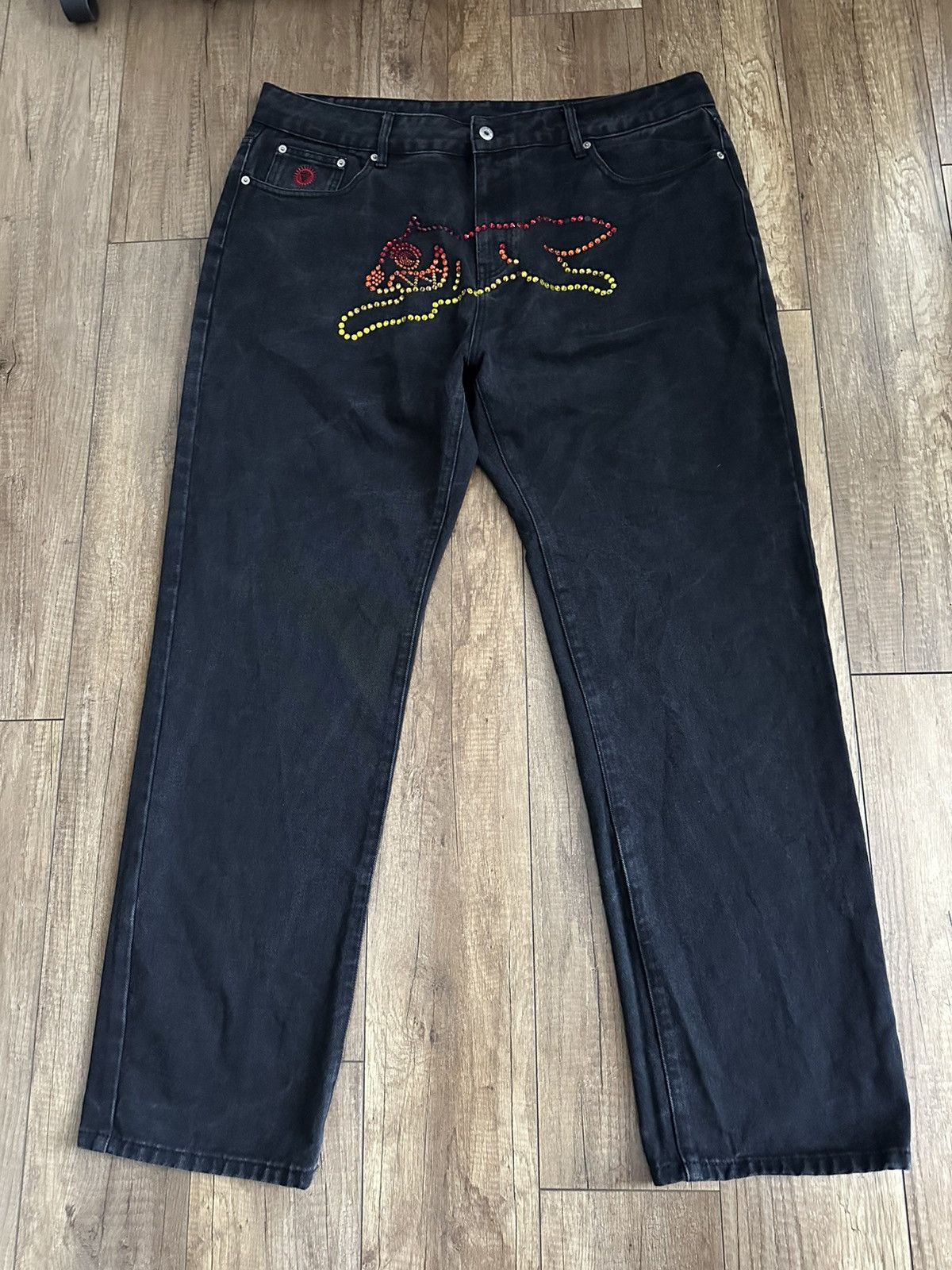Billionaire Boys Club × Icecream RUNNING DOG DENIM - BLACK / L