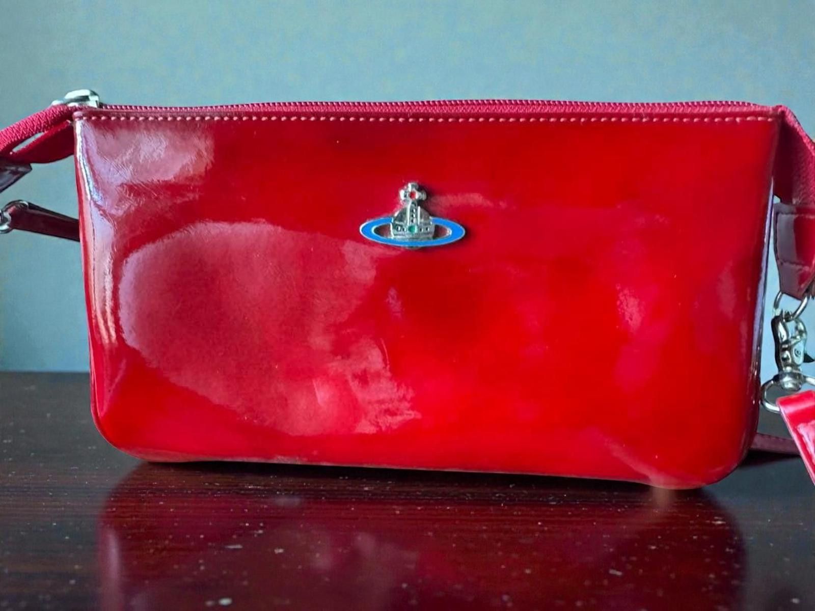 Vivienne Westwood Vivienne Westwood - Red Patent Leather Handbag Size ONE SIZE - 1 Thumbnail