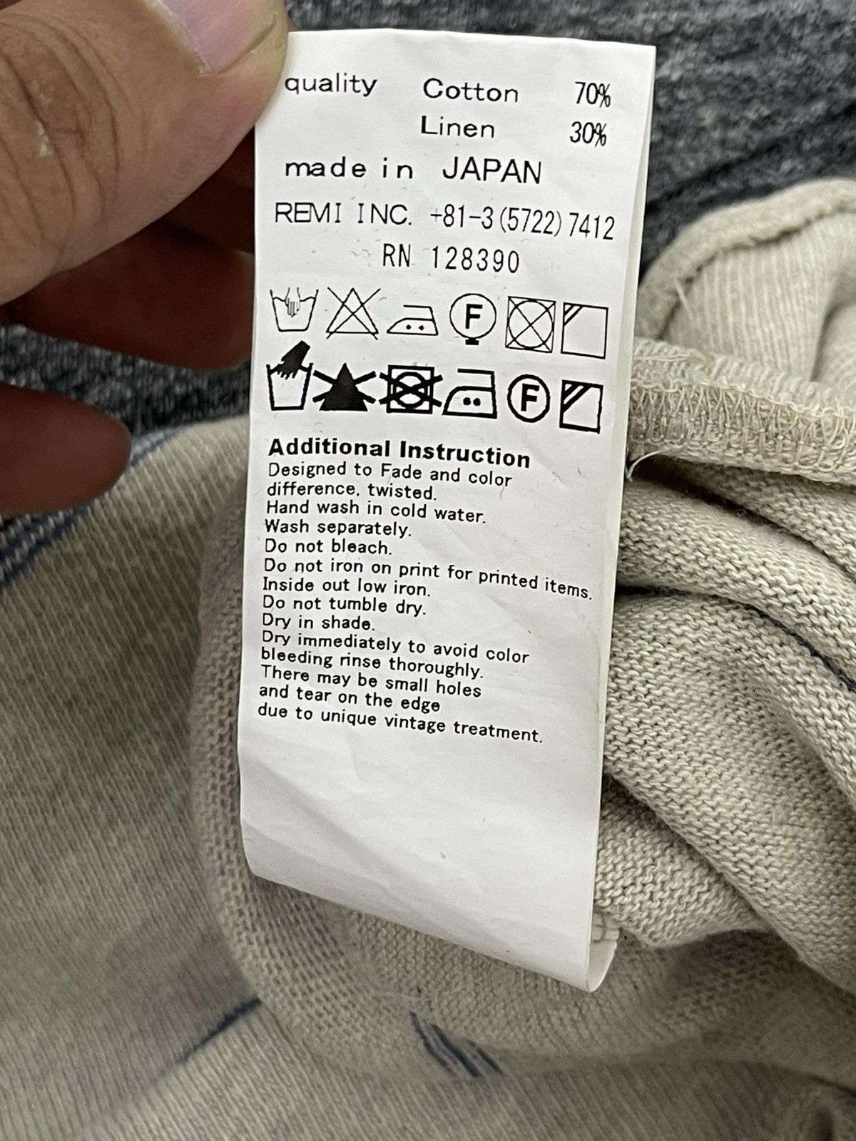Remi Relief Striped Tee Sweatshirt Remi Relief Japan 5🟩4 Size US M / EU 48-50 / 2 - 19 Thumbnail