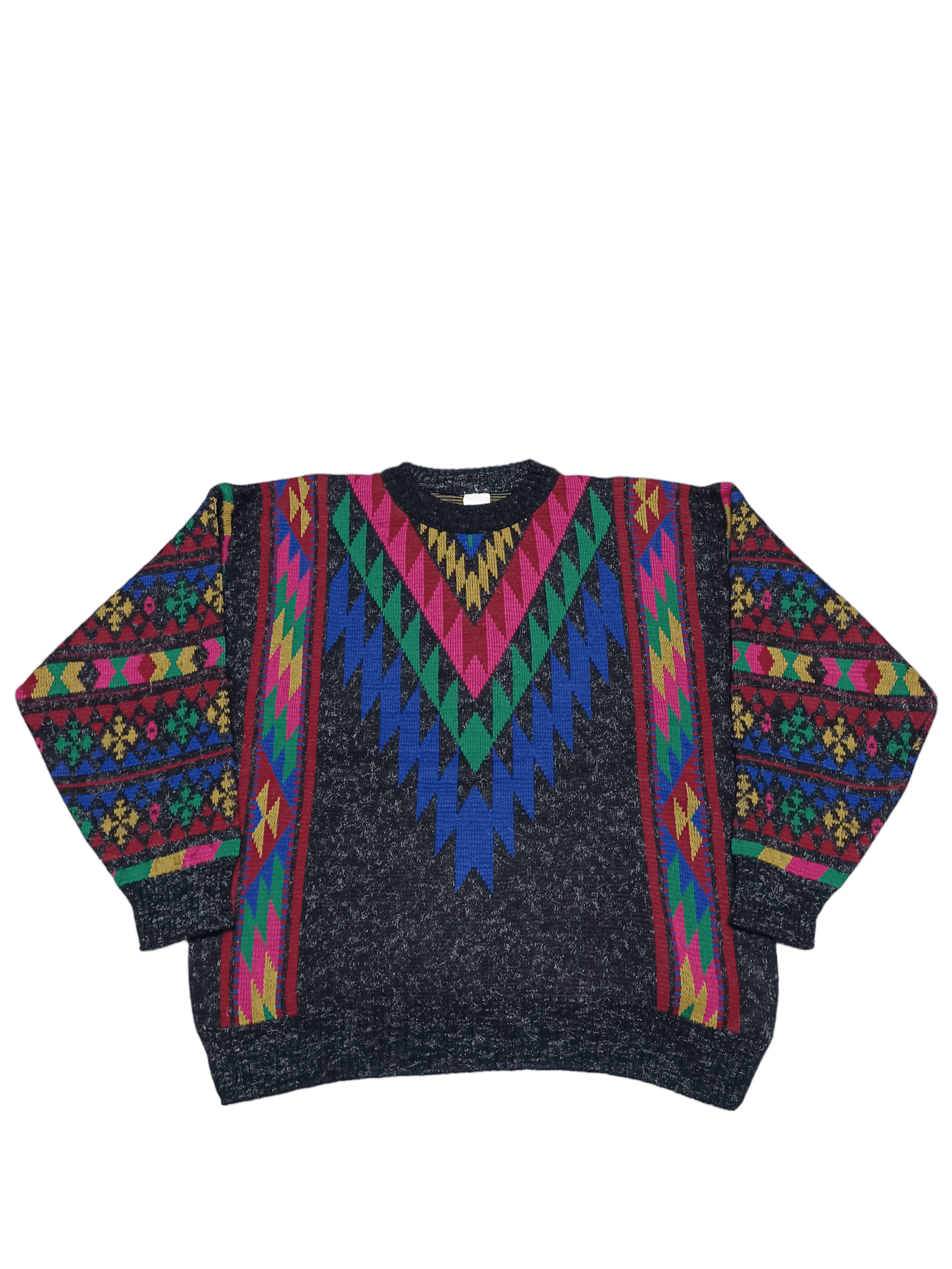 Other VINTAGE 90S MADE IN ITALY FANTASTIC CRAZY Y2K SWEATER WOOL Size US M / EU 48-50 / 2 - 1 Thumbnail