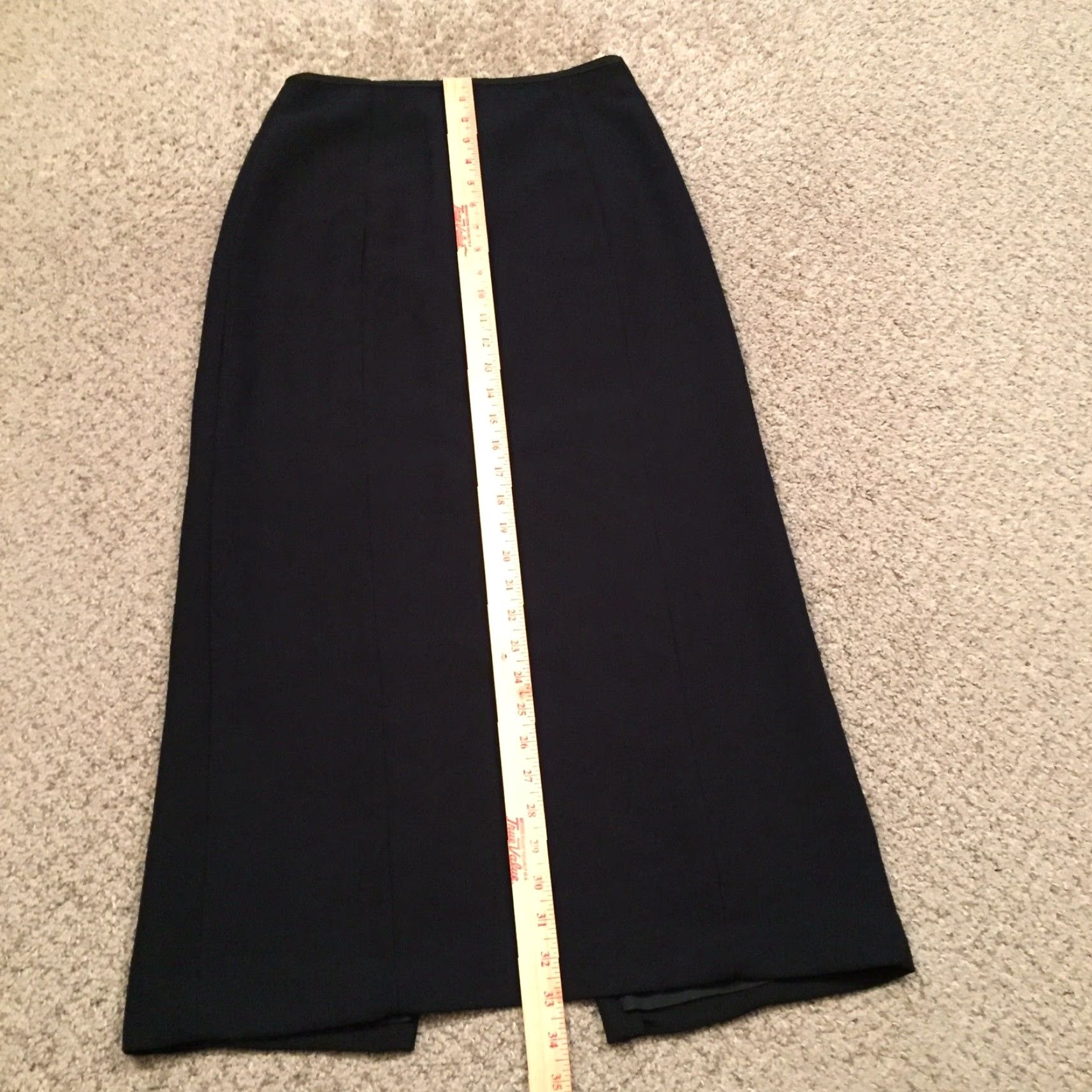 Gap Gap Skirt Maxi Long Lined Zip Black 1 Women Polyester Rayon Slit Vintage No Regular Size: 1 Black Maxi Skirt Womens Size 1 Long Lined Slit Size 25" / US 0 / IT 36 - 4 Thumbnail