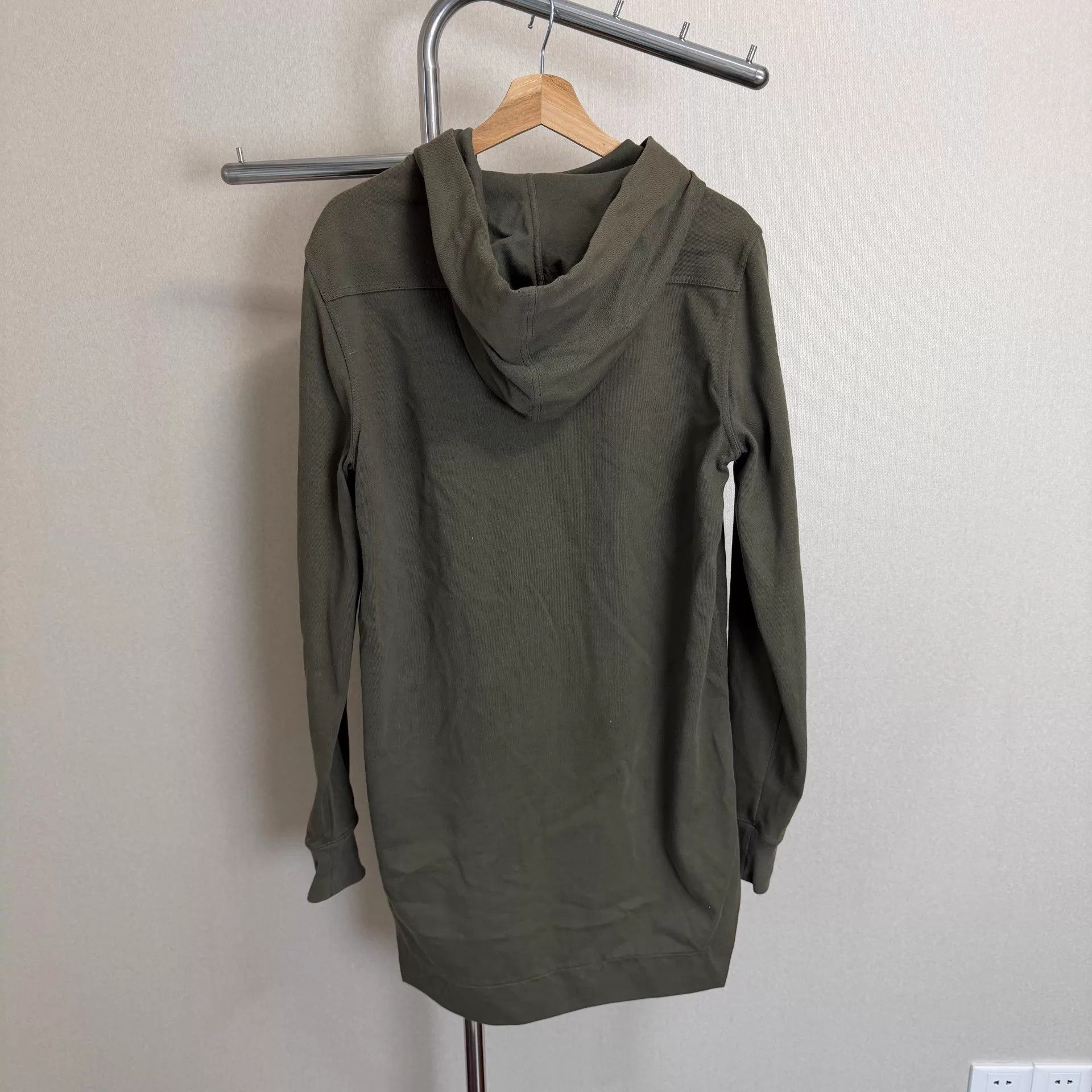 Rick Owens Rick Owens 16SS Olive Green Zip Hoodie M Size US M / EU 48-50 / 2 - 2 Thumbnail