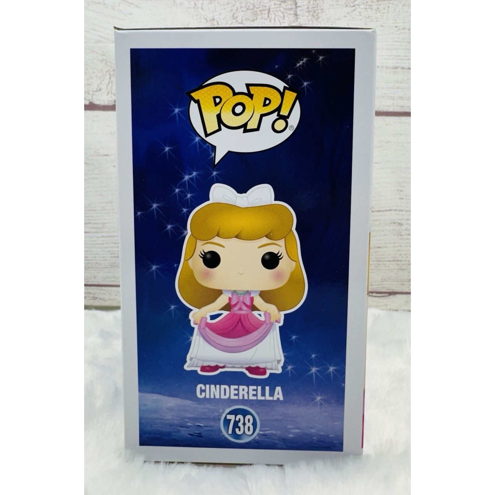 Disney Funko Pop! Disney Princess Cinderella in Pink Dress Vinyl Fi Size ONE SIZE - 4 Thumbnail