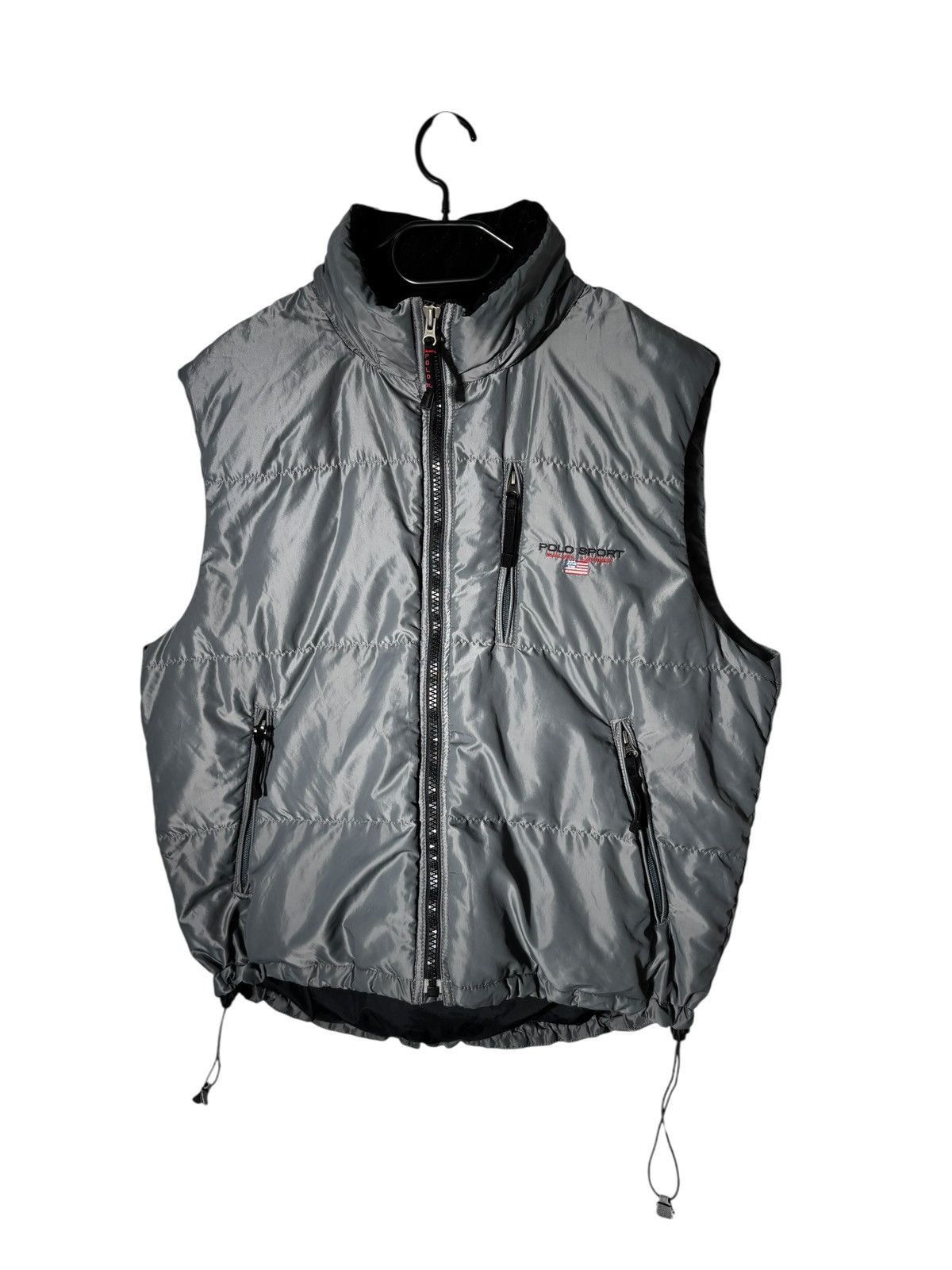 Polo Ralph Lauren Vintage Polo Sport Ralph Lauren Down Puffer Vest Hooded Y2K Size US L / EU 52-54 / 3 - 1 Thumbnail