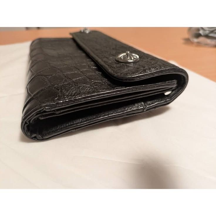 Chrome Hearts CH Alligator Wave wallet w/ Receipt Size ONE SIZE - 5 Thumbnail
