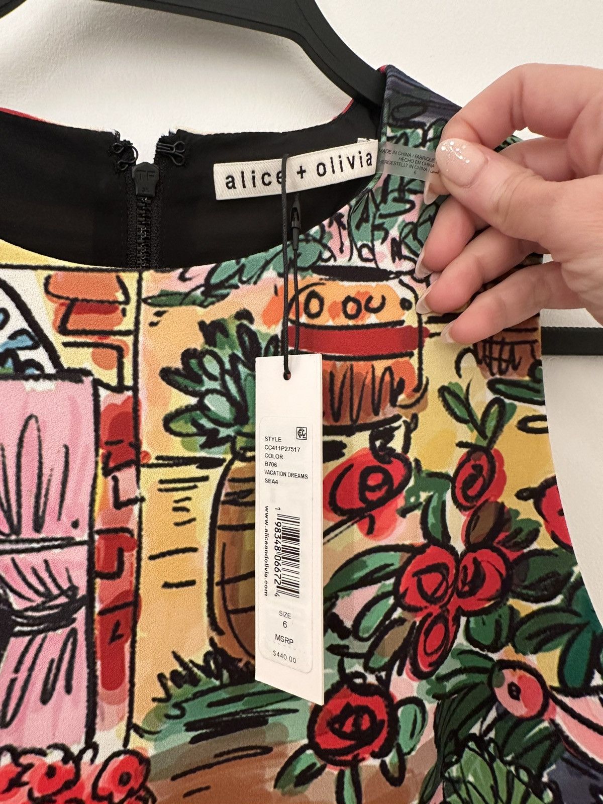 Alice + Olivia Alice and Olivia Coley Sleeveless Mini Dress Size M / US 6-8 / IT 42-44 - 8 Thumbnail