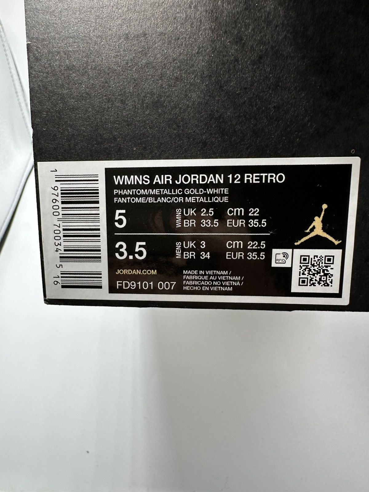 Jordan Brand Air Jordan 12 Retro Wmns “Phantom” size 5w Size US 5 / IT 35 - 7 Thumbnail