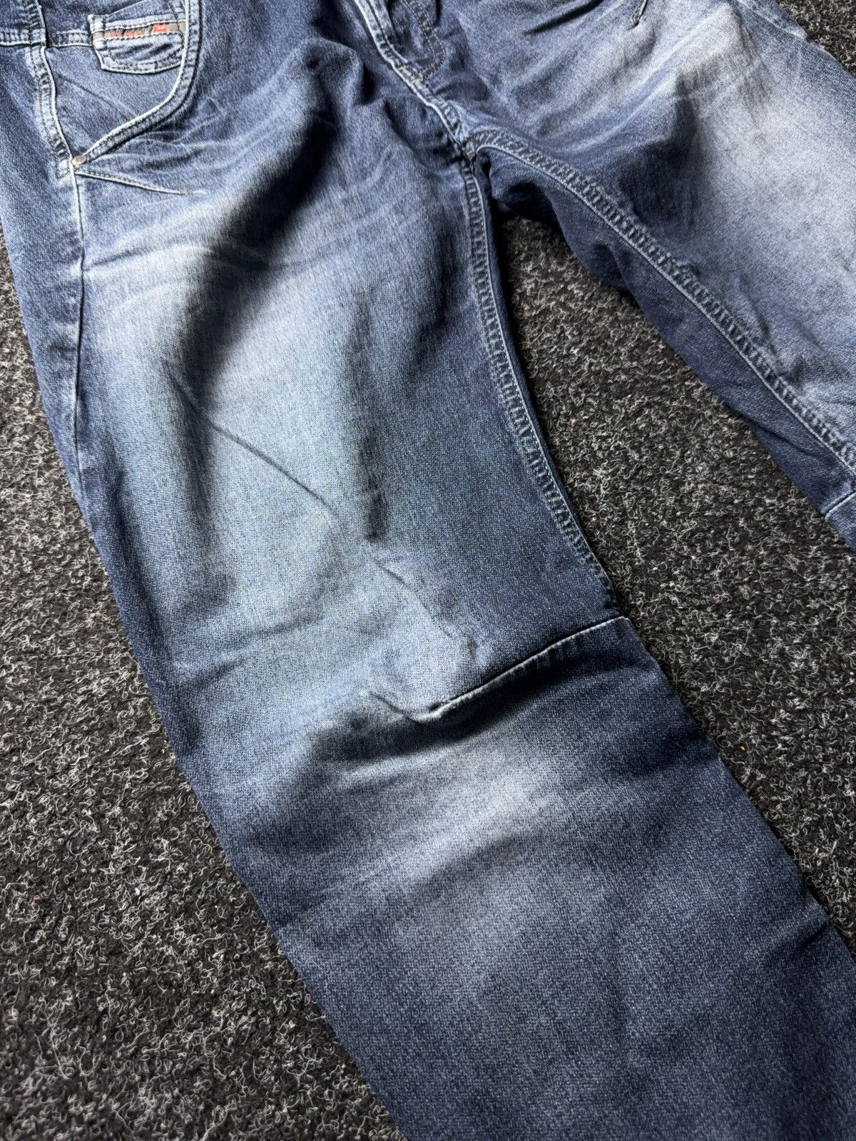 Diesel Luxury Diesel Fayza Vintage Blue Relaxed Tapered Jeans Size 25" / US 0 / IT 36 - 5 Thumbnail