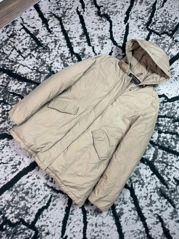 Other Beige Woolrich winter parka jacket with M logo Size M / US 6-8 / IT 42-44 - 2 Thumbnail
