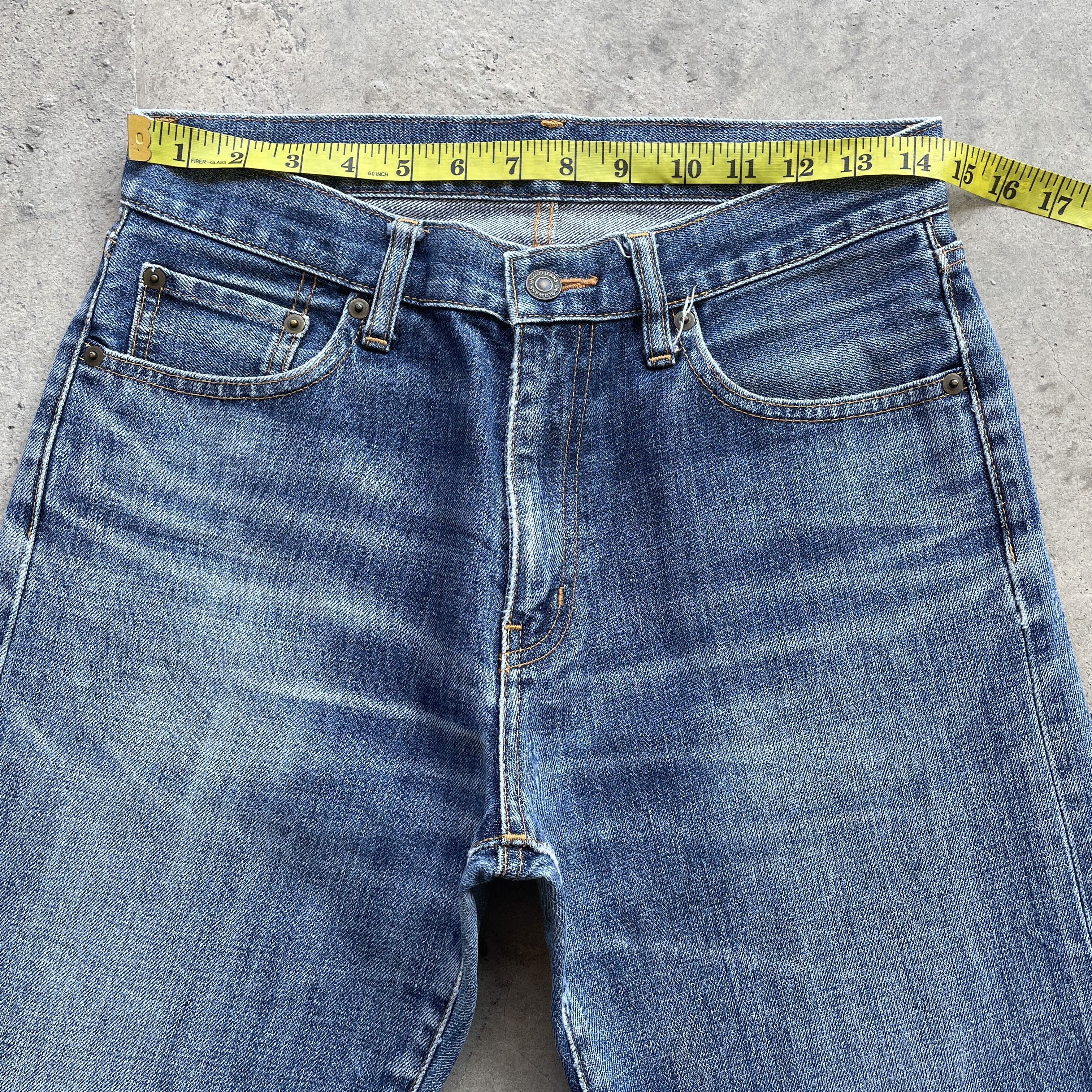 Japanese Brand Vintage Japanese Brand Denim Jeans Faded Pants W29x28 Size US 29 - 5 Thumbnail