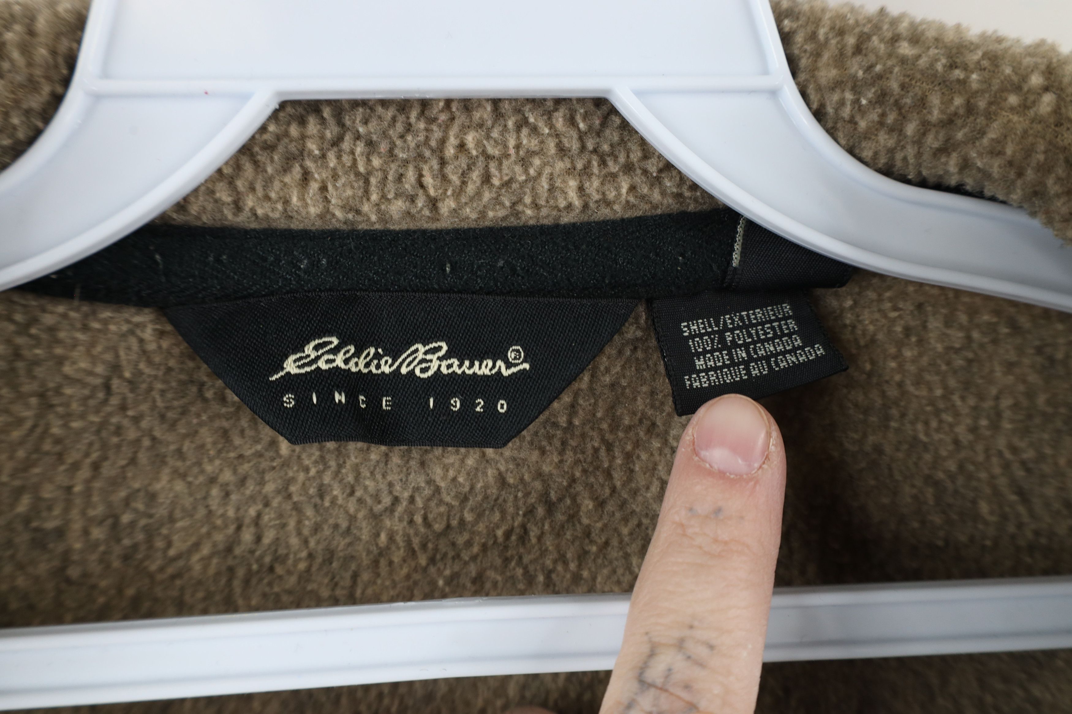 Eddie Bauer × Vintage Vintage 90s Eddie Bauer Half Zip Fleece Pullover Sweater Size US XXL / EU 58 / 5 - 4 Thumbnail