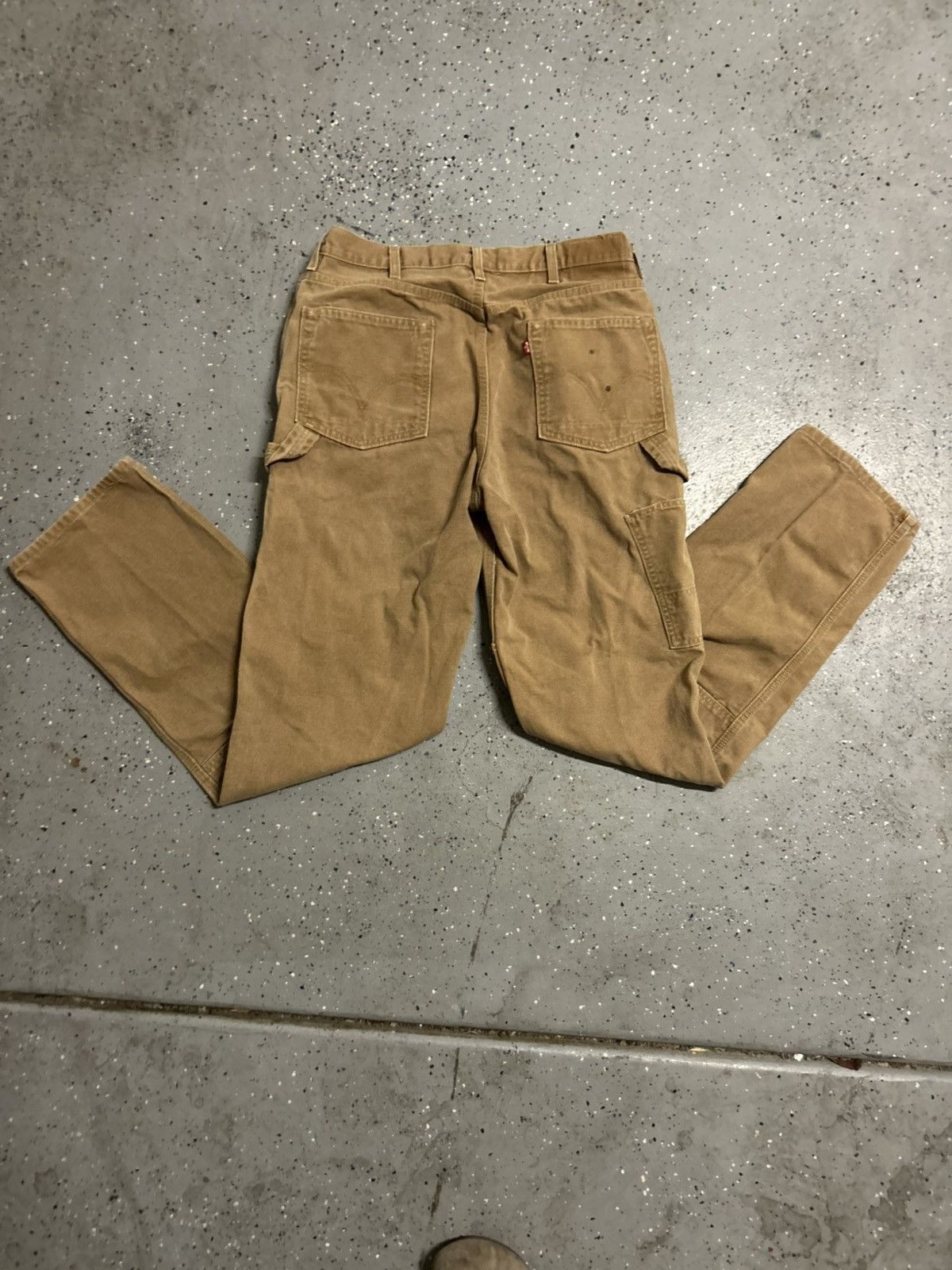 Levi's Vintage Clothing Levi’s Brown Loose Double-Knee Carpenter Pants Size US 34 / EU 50 - 2 Thumbnail