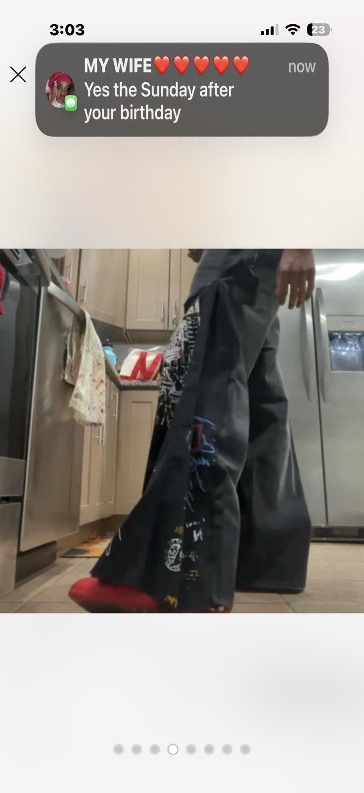 Other Custom 1of1 Baggy Flared jeans Sz 32x32 worn 1x Size US 32 / EU 48 - 3 Thumbnail
