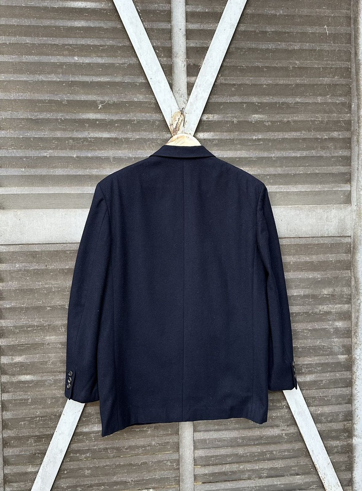 Comme des Garcons 👹AD1988 Comme Des Garcons Homme Deux Wool Blazer Jacket Size US S / EU 44-46 / 1 - 9 Thumbnail