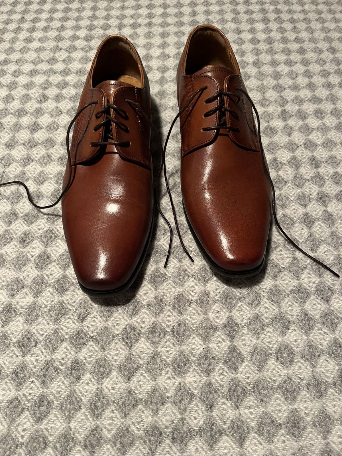 Florsheim Florsheim Brown Leather Lace Up Shoes Size 9 Size US 9 / EU 42 - 12 Thumbnail