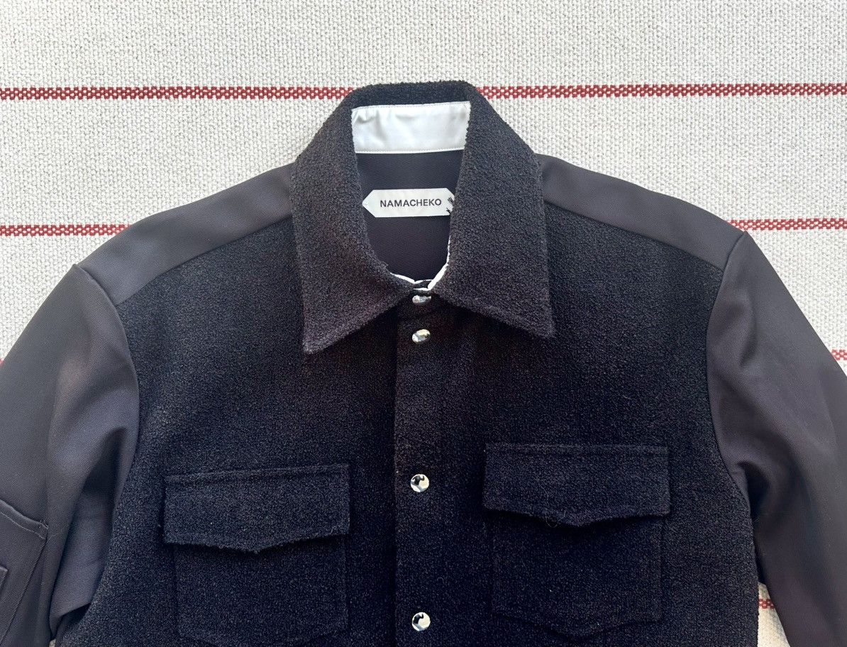 Namacheko New With Tags FW24-25 MA-1 Shirt in in Black Size US L / EU 52-54 / 3 - 13 Thumbnail