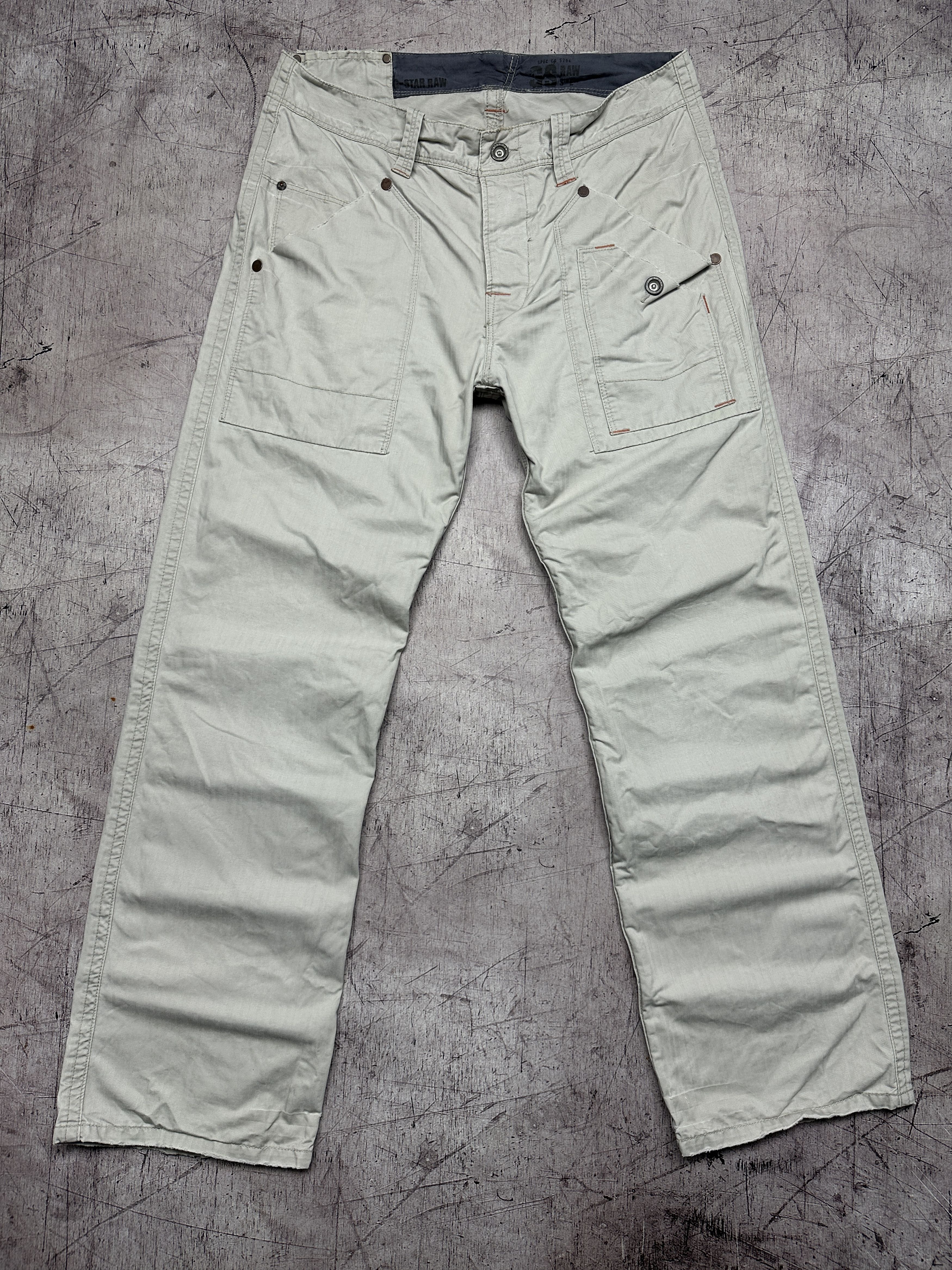G Star Raw Vintage Mens District Cargo Workwear Pants
