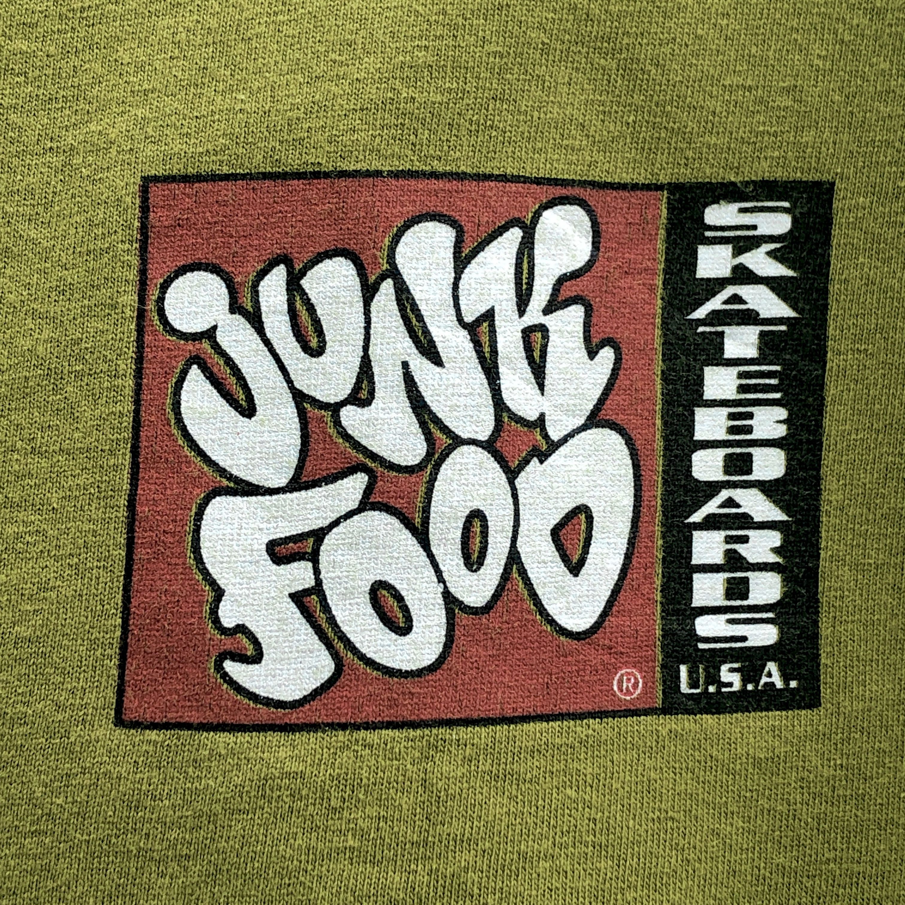 Junk Food 90s JUNK FOOD SKATEBOARDS Tee XL single stich Size US XL / EU 56 / 4 - 2 Thumbnail