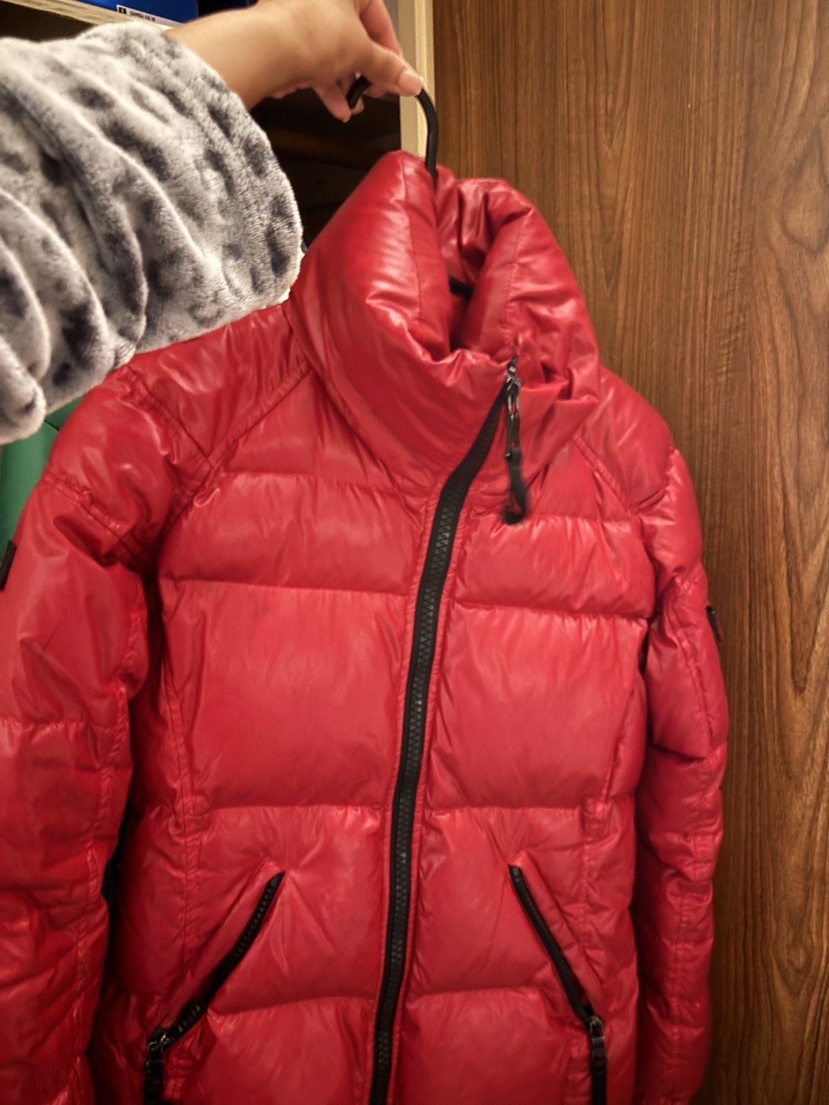 SAM. Red and Black Sam coat size small Size S / US 4 / IT 40 - 1 Thumbnail