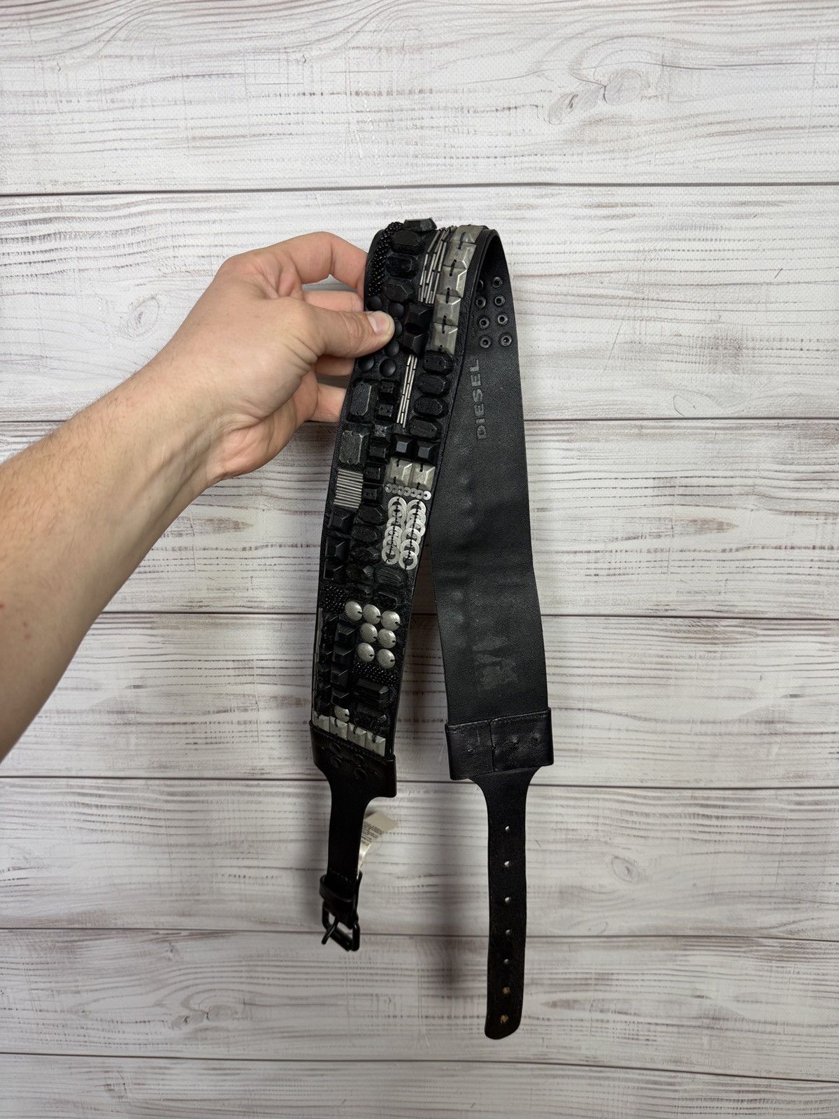 Diesel Vintage Diesel Belt Leather Avant Garde Y2K Style Size ONE SIZE - 1 Thumbnail