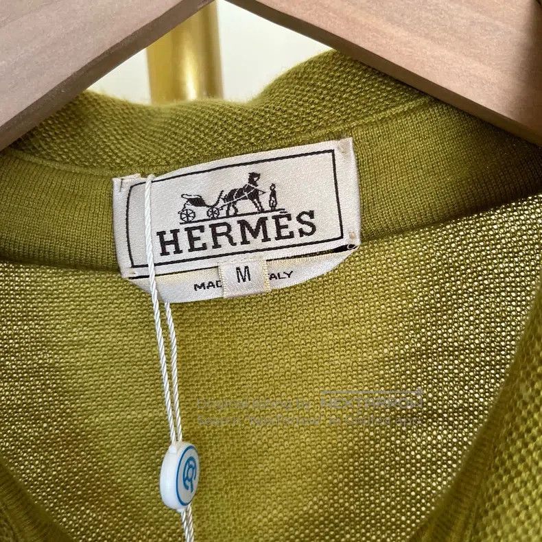 Hermes Hermes Green long-sleeved cashmere sweater Size M / US 6-8 / IT 42-44 - 5 Thumbnail