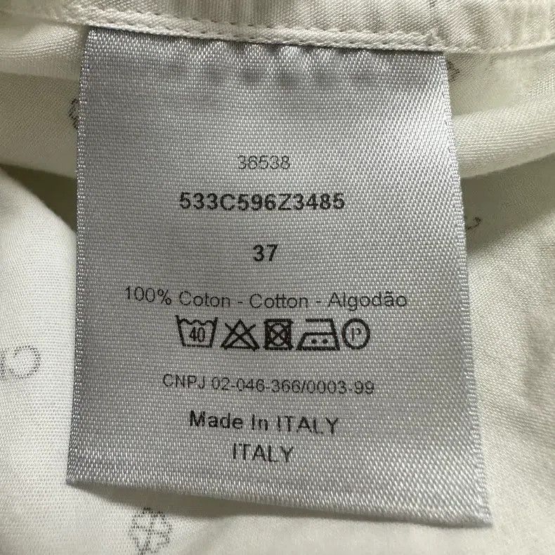Dior Dior Size 37 Full-print logocd shirt Size US XXS / EU 40 - 5 Thumbnail