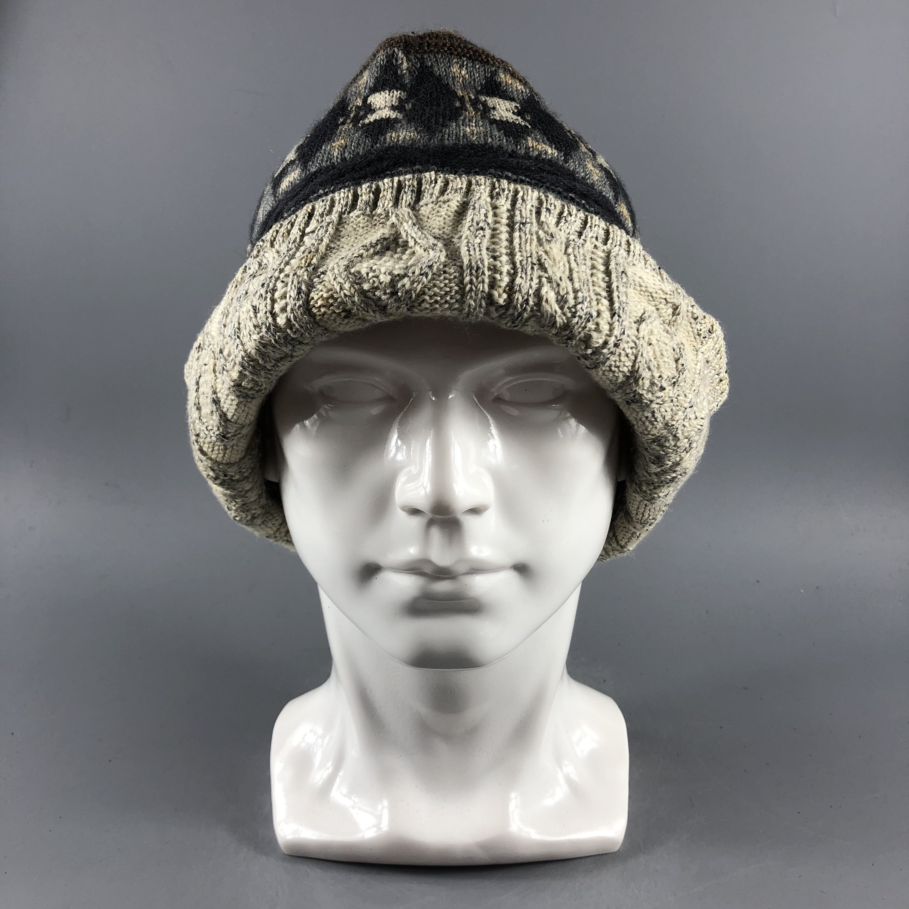Other × Vintage Saint Joie Fair Isle Beanie Snow Hat Snow Cap -D247 Size ONE SIZE - 7 Thumbnail