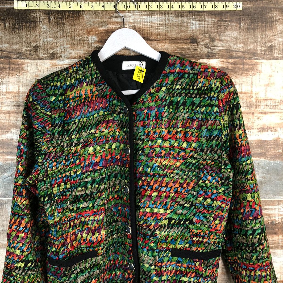 Japanese Brand Le marais Green Cardigan Knitwear #A2357 Size S / US 4 / IT 40 - 4 Thumbnail