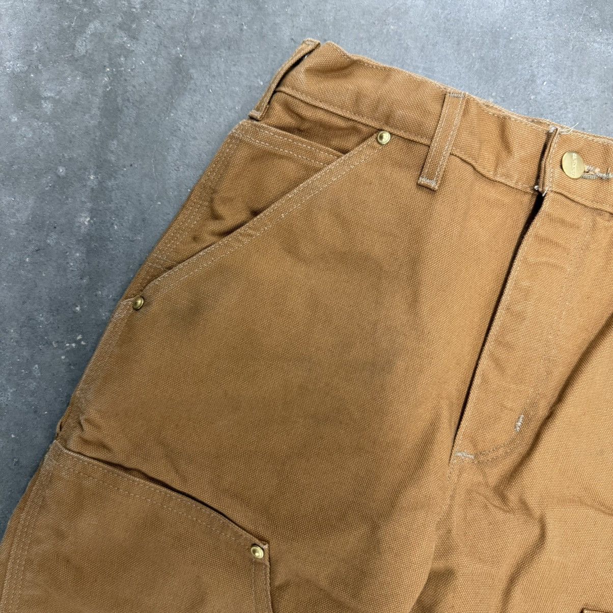 Carhartt × Vintage Vintage Distressed Carhartt Double Knee Work Carpenter Pants Size US 27 - 4 Thumbnail