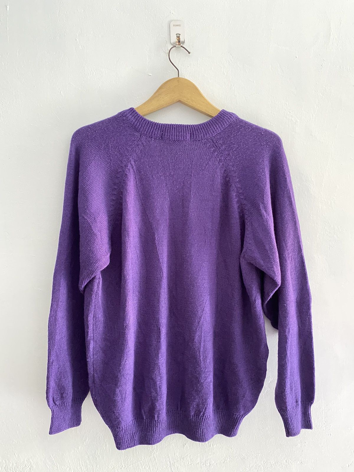 Vintage × Yves Saint Laurent Vintage Yves Saint Laurent V neck wool sweatshirts Size US M / EU 48-50 / 2 - 5 Thumbnail