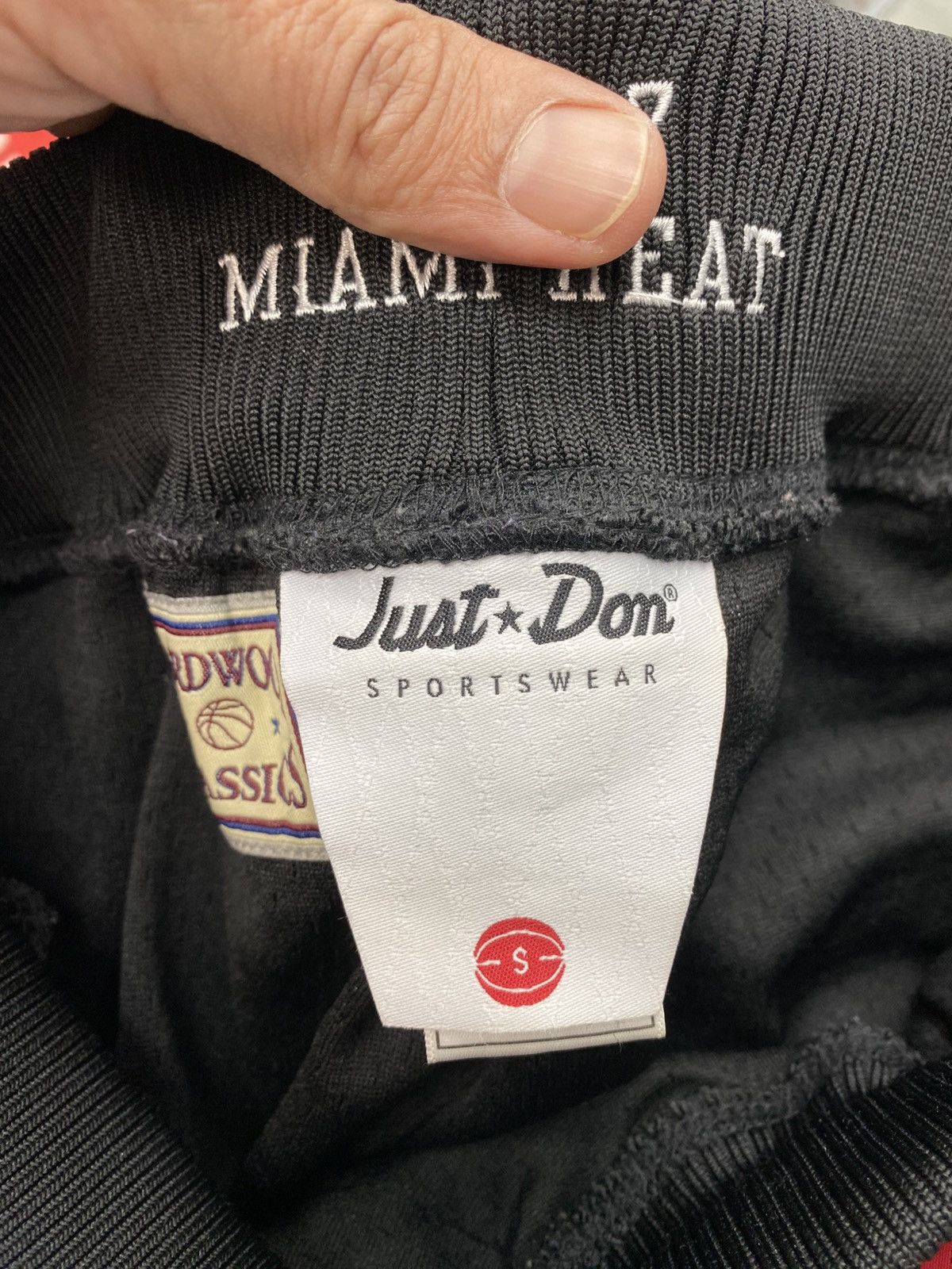 Just Don Just Don Miami Heat shorts black red small authentic rare Size US 32 / EU 48 - 10 Thumbnail
