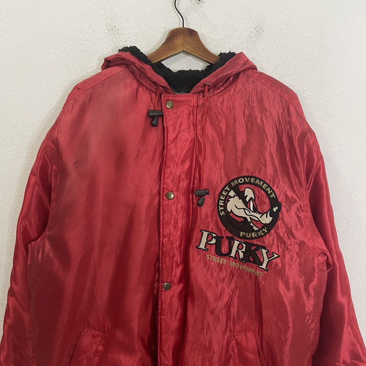 Anime × Cartoon Network Vintage Purky Anime Embroidery Big Logo Jacket Size US XL / EU 56 / 4 - 10 Thumbnail