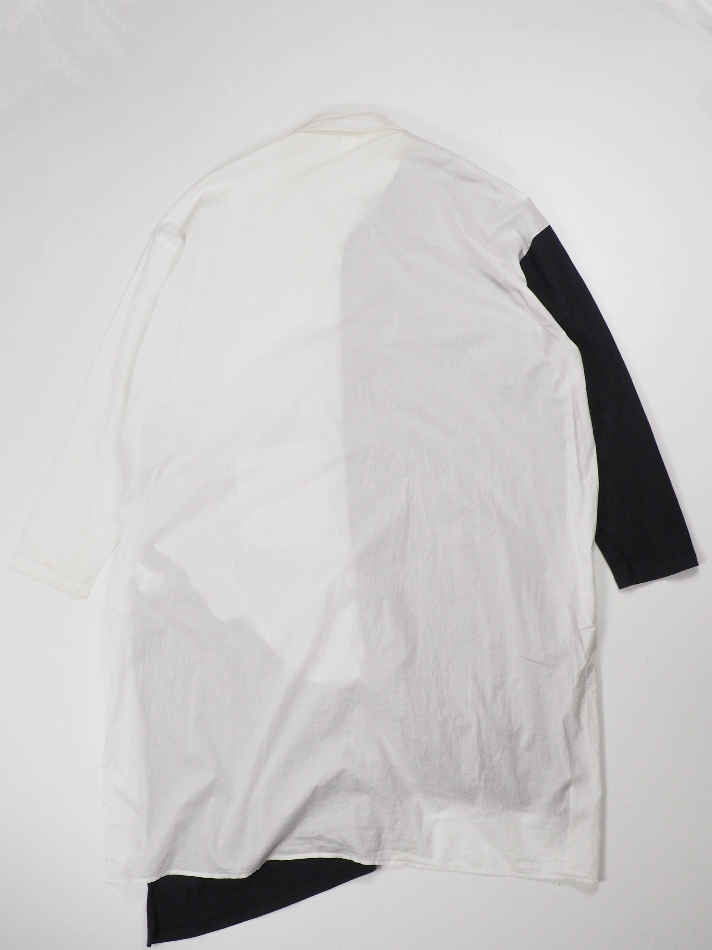 Yohji Yamamoto Y's side gathered shirtdress Size L / US 10 / IT 46 - 21 Thumbnail