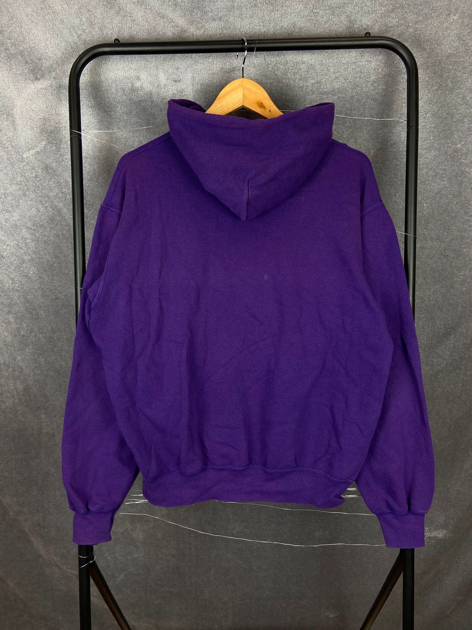 Vintage Hoodie One of One purple gothic rhinestone spellout Y2K M Size US M / EU 48-50 / 2 - 4 Thumbnail