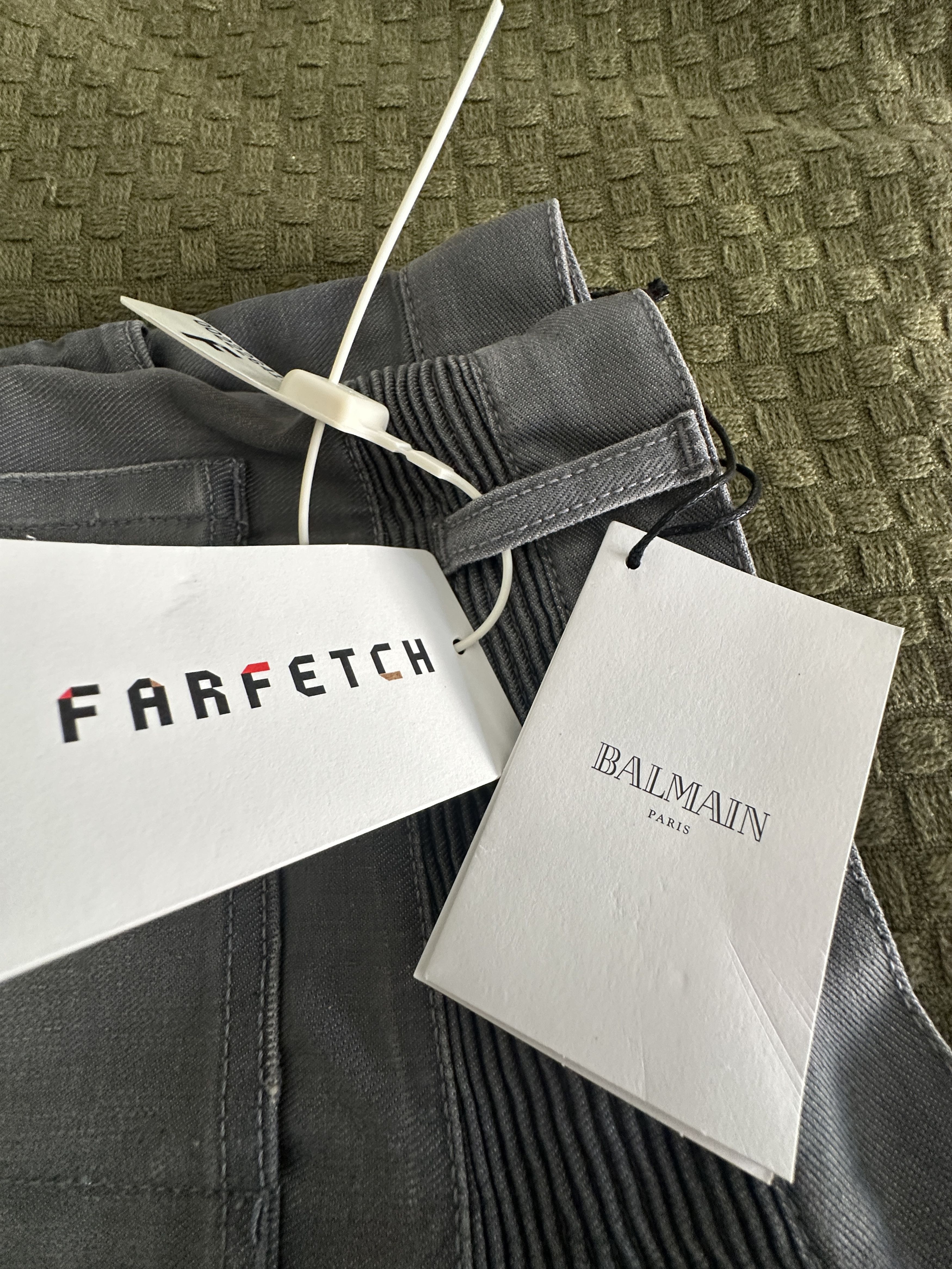 Balmain balmain christophe decarnin biker pants men size 34 Size US 34 / EU 50 - 4 Thumbnail