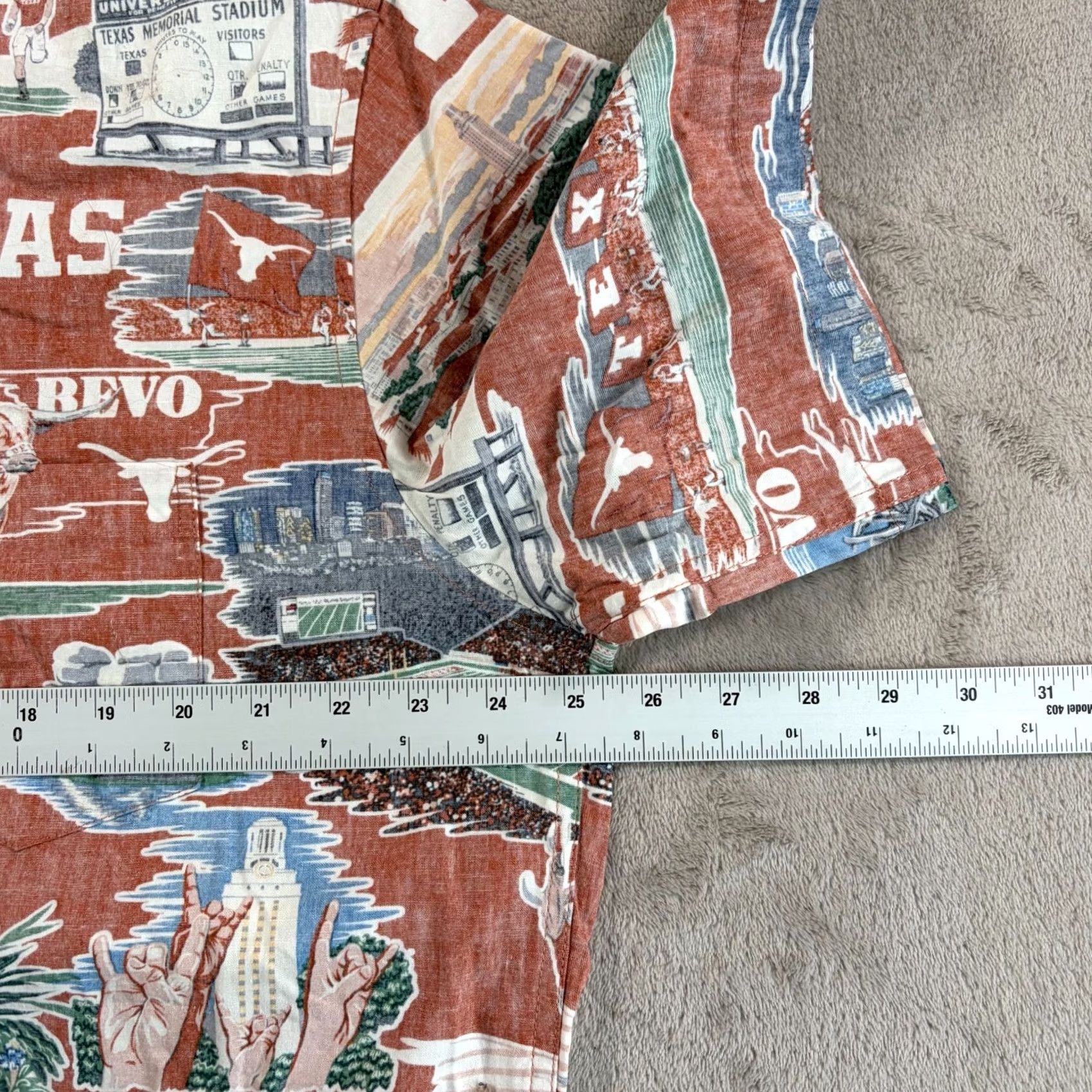 Reyn Spooner VINTAGE REYN SPOONER UNIVERSITY OF TEXAS Long Horns SCENIC Shirt Men L Hawaiian NWT Size US L / EU 52-54 / 3 - 7 Thumbnail