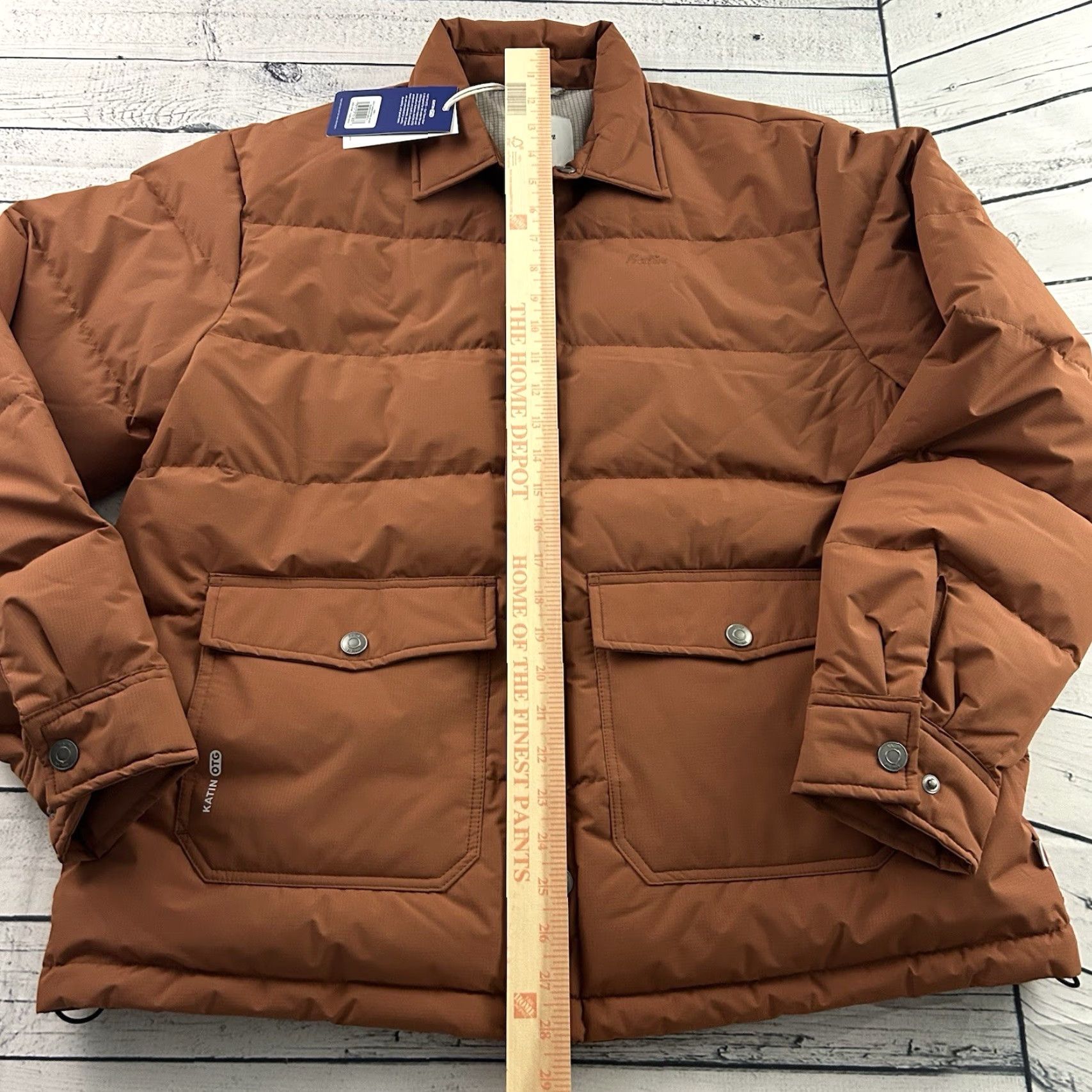 Katin VINTAGE Katin Yukon Down Puffer Jacket Mens L Rust Brown 168 Size US L / EU 52-54 / 3 - 5 Thumbnail