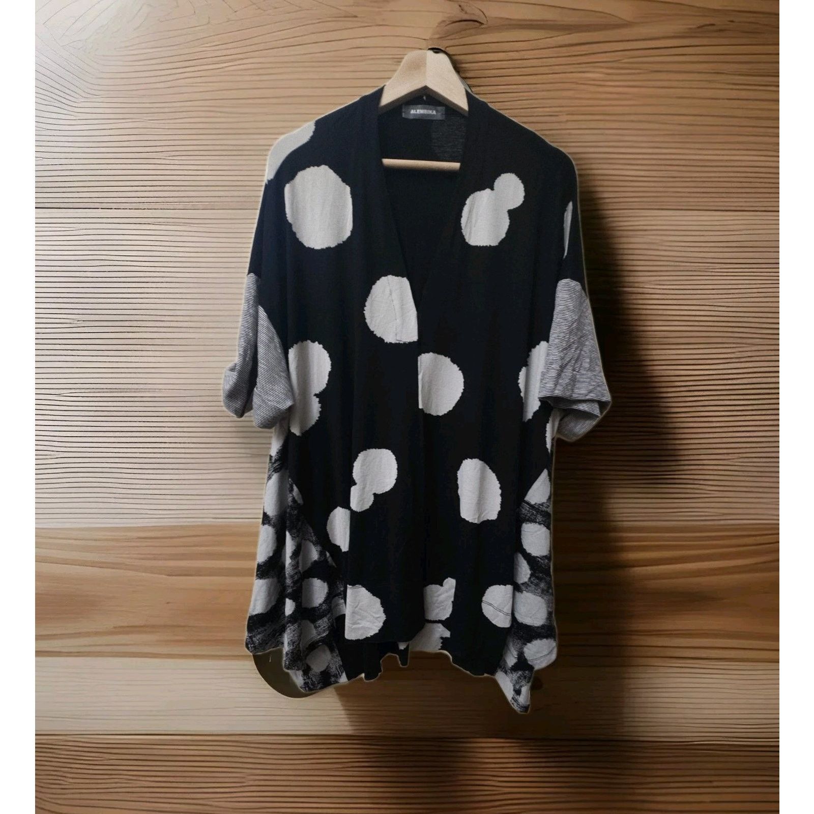 Other ALEMBIKA Mixed Print Trapeze Top, Black Size Medium Size M / US 6-8 / IT 42-44 - 1 Thumbnail