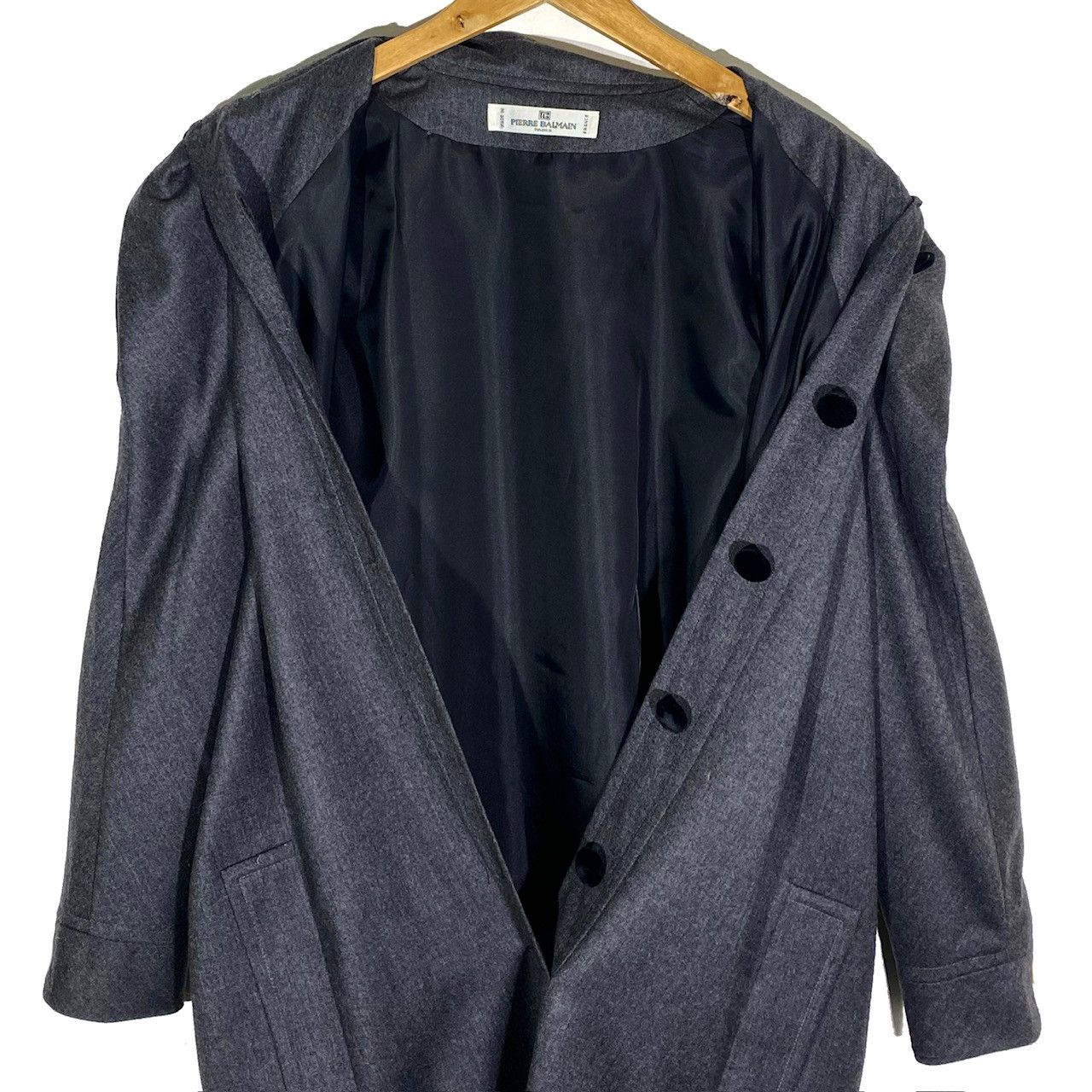 Pierre Balmain Rare Robe Blouse Laine Mixte Vintage Pierre Balmain Paris Size L / US 10 / IT 46 - 4 Thumbnail