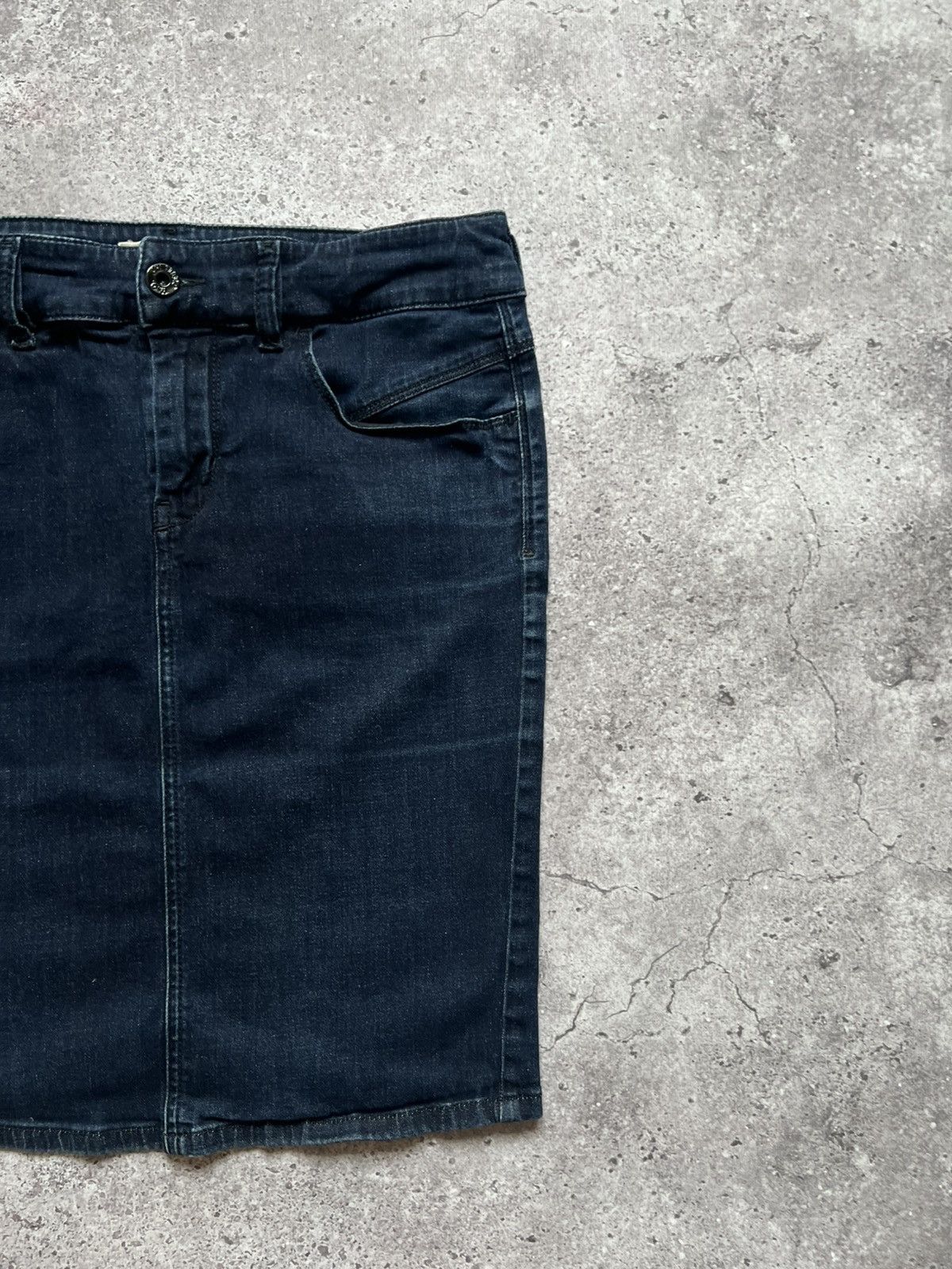 Diesel × Vintage Vintage Diesel Denim Skirt Y2K Size 29" - 2 Thumbnail