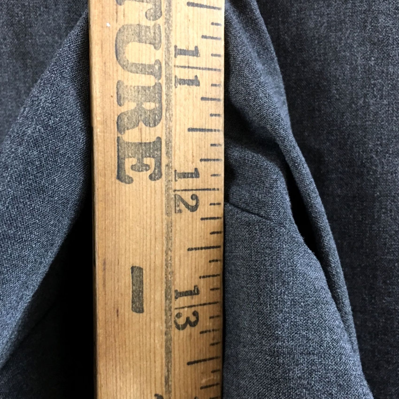 Worthington Worthington Dress Pants Womens 14 Straight Leg High Rise Casual Heather Gray NEW Size 36" / US 14 / IT 50 - 7 Thumbnail