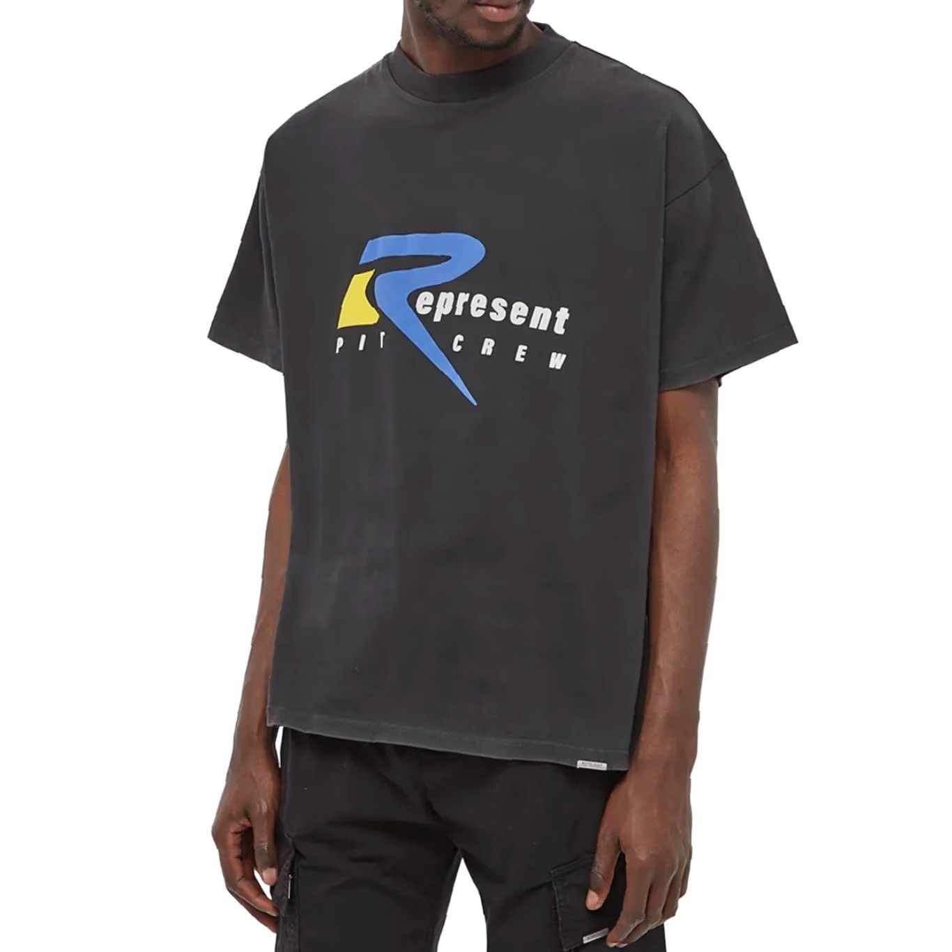 Vintage Represent T-Shirt Pit Crew Retro Y2K XL Black Mens Size US XL / EU 56 / 4 - 2 Thumbnail