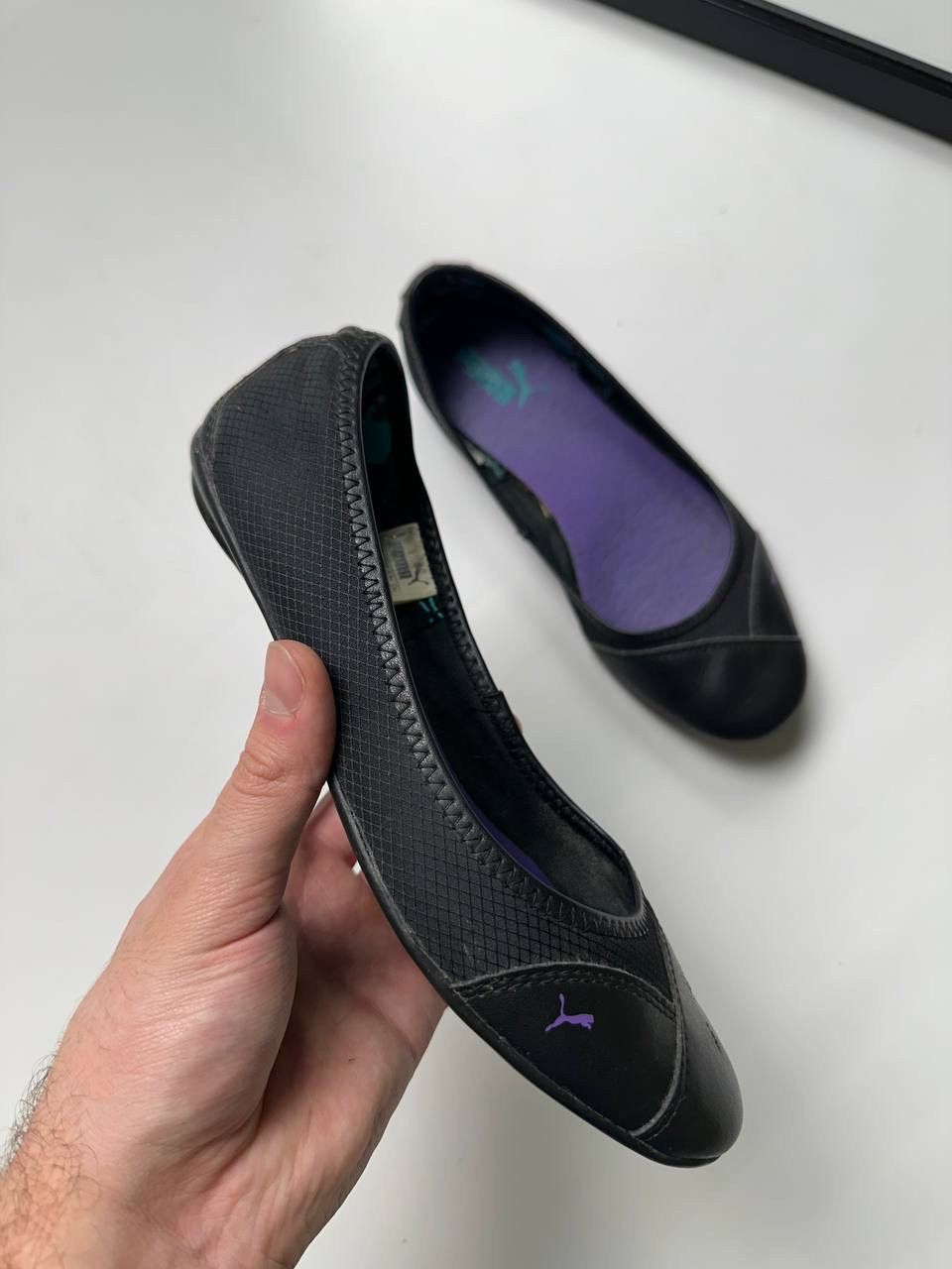 Puma 💕Cute Puma Vintage 00s Princess Ballet Flats Size US 6 / IT 36 - 3 Thumbnail